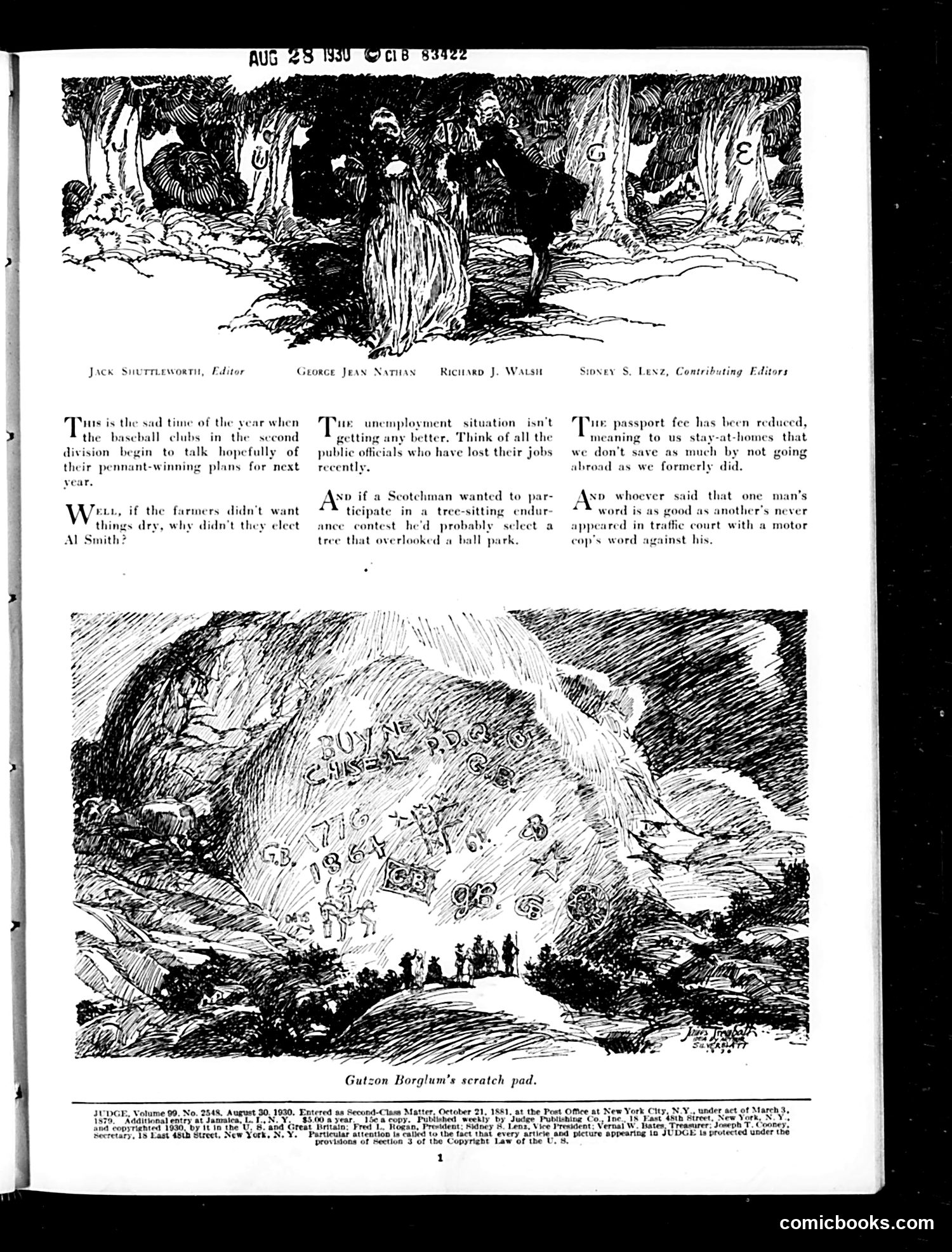 Judge — August 30, 1930 — page 3 of 36
