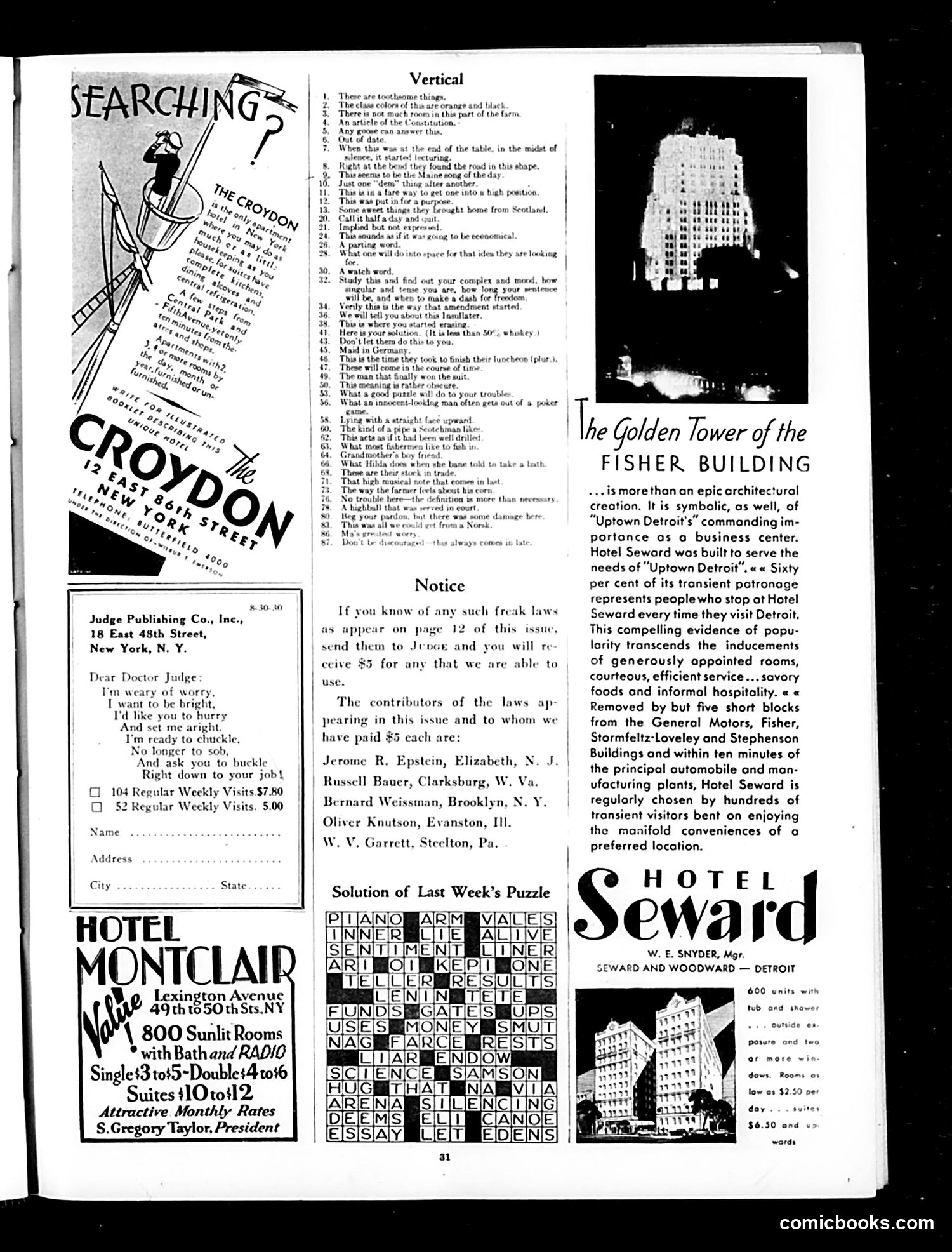 Judge — August 30, 1930 — page 33 of 36