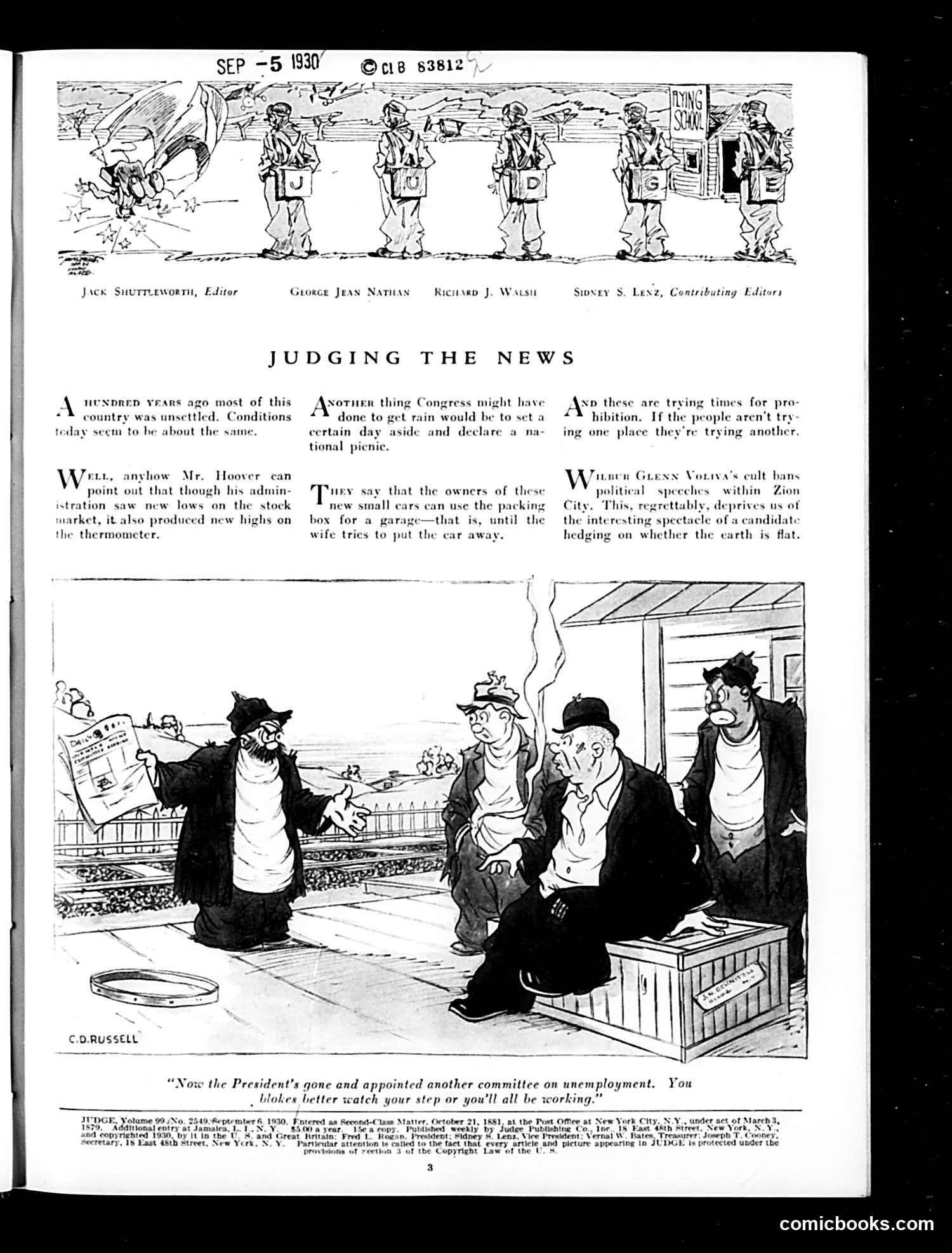 Judge — September 6, 1930 — page 5 of 36