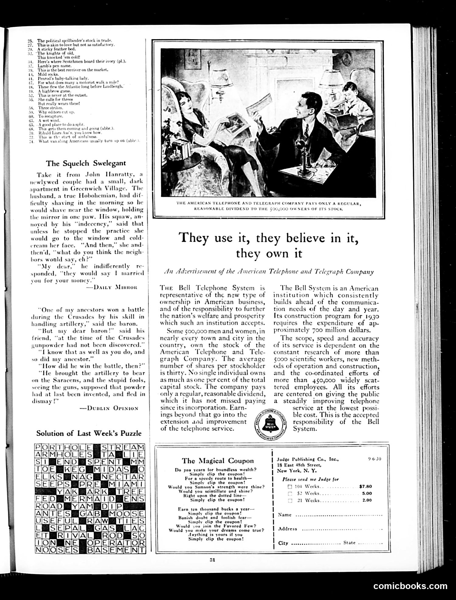 Judge — September 6, 1930 — page 33 of 36