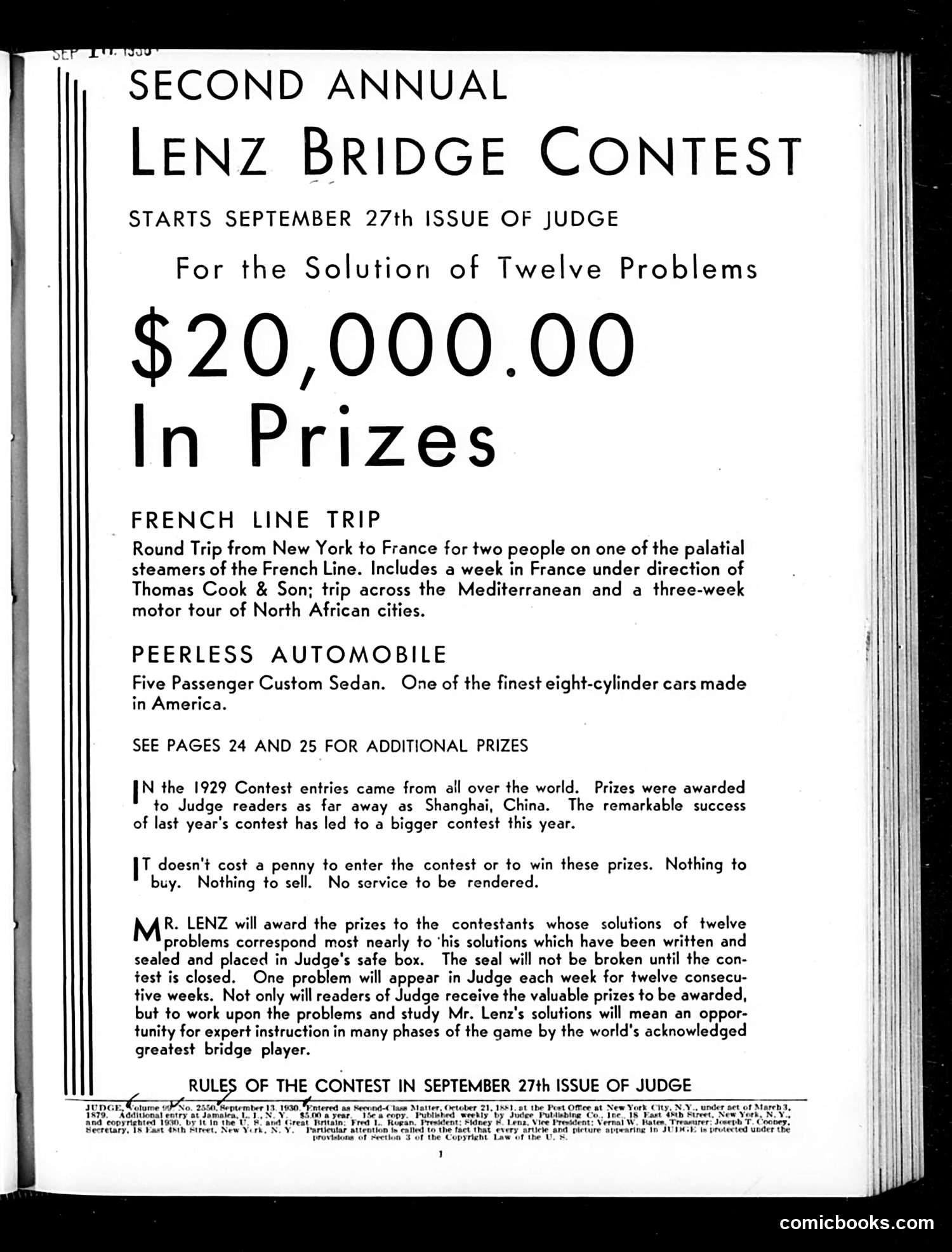 Judge — September 13, 1930 — page 3 of 36