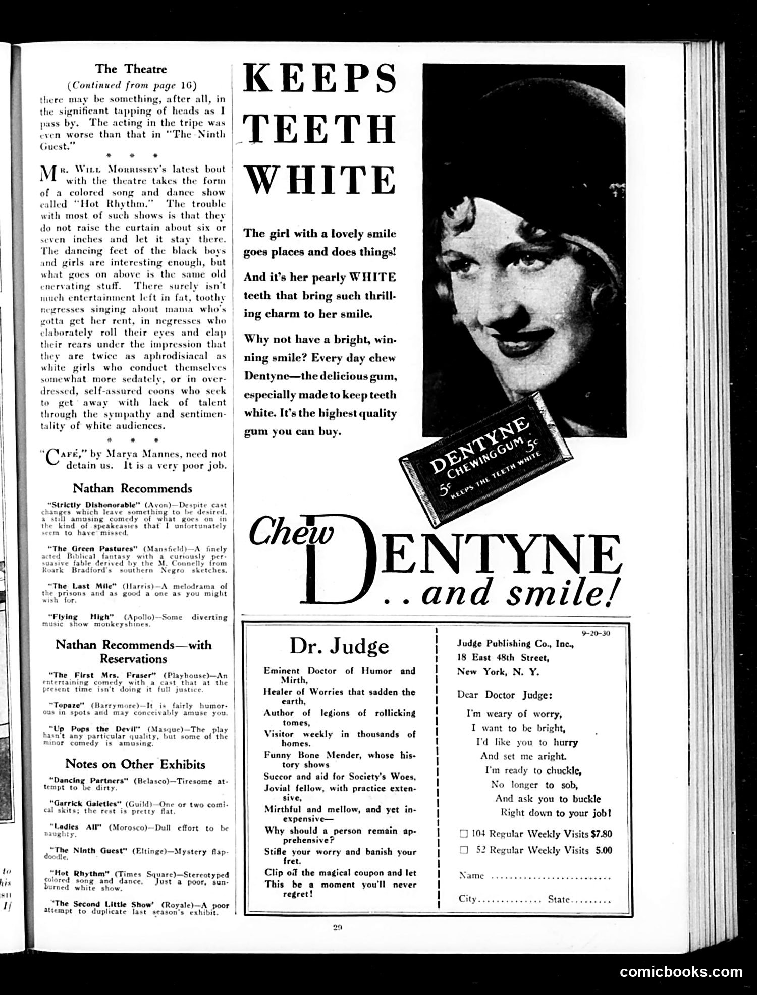 Judge — September 20, 1930 — page 31 of 36