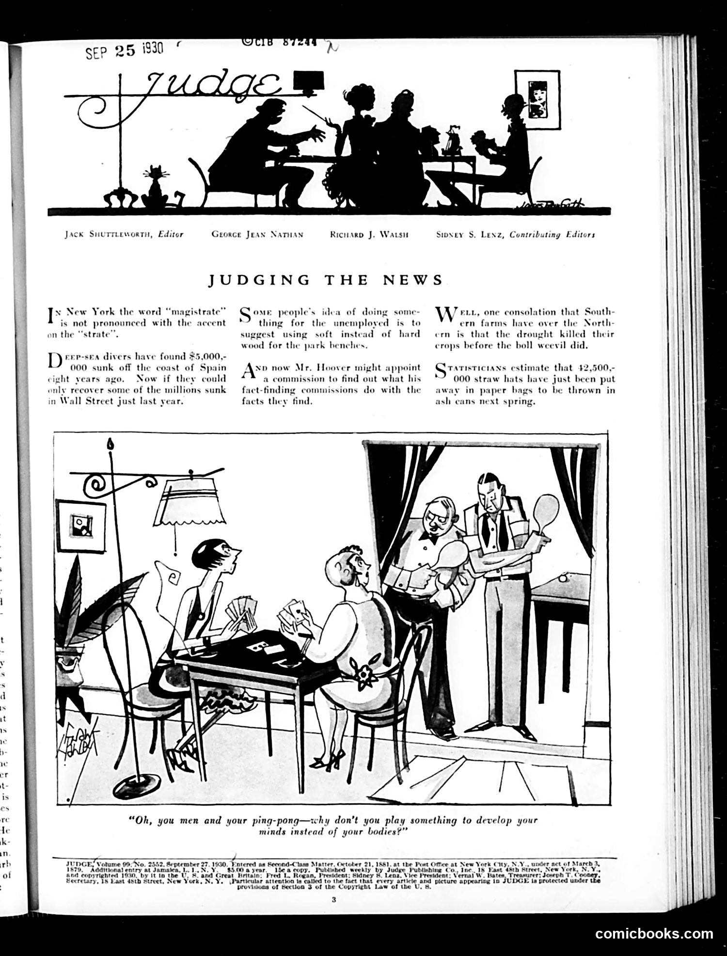 Judge — September 27, 1930 — page 5 of 36
