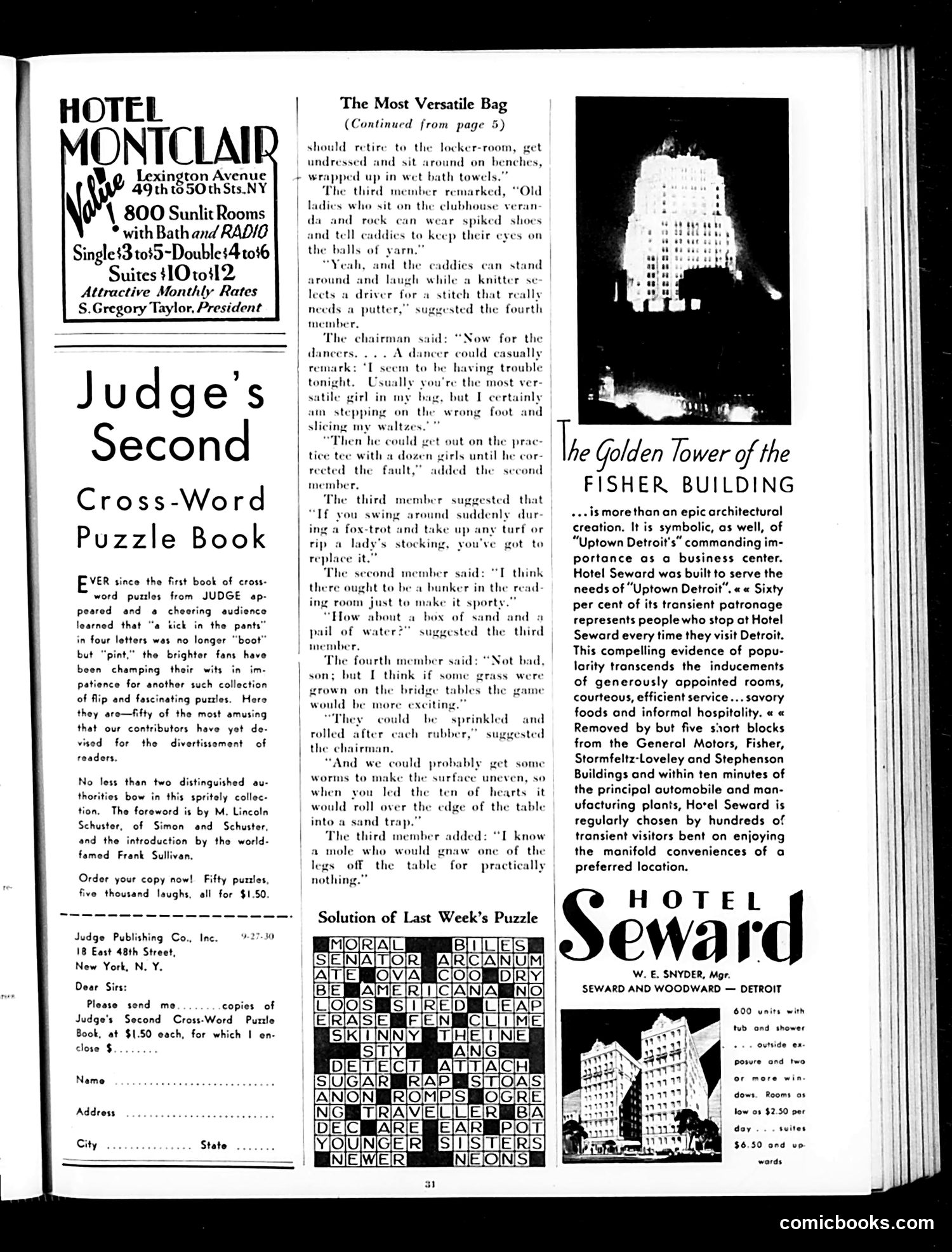 Judge — September 27, 1930 — page 33 of 36