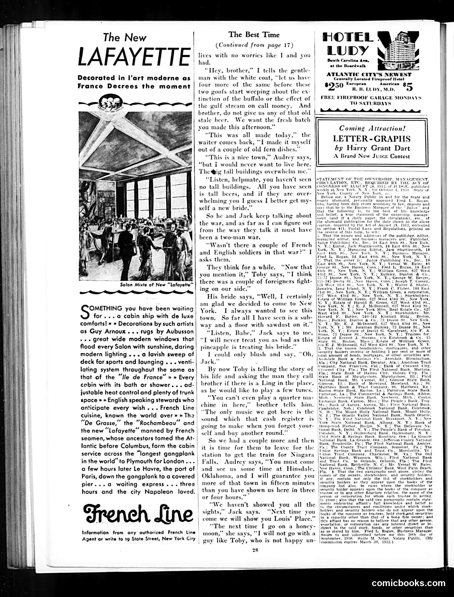 Judge — October 11, 1930 — page 30 of 36