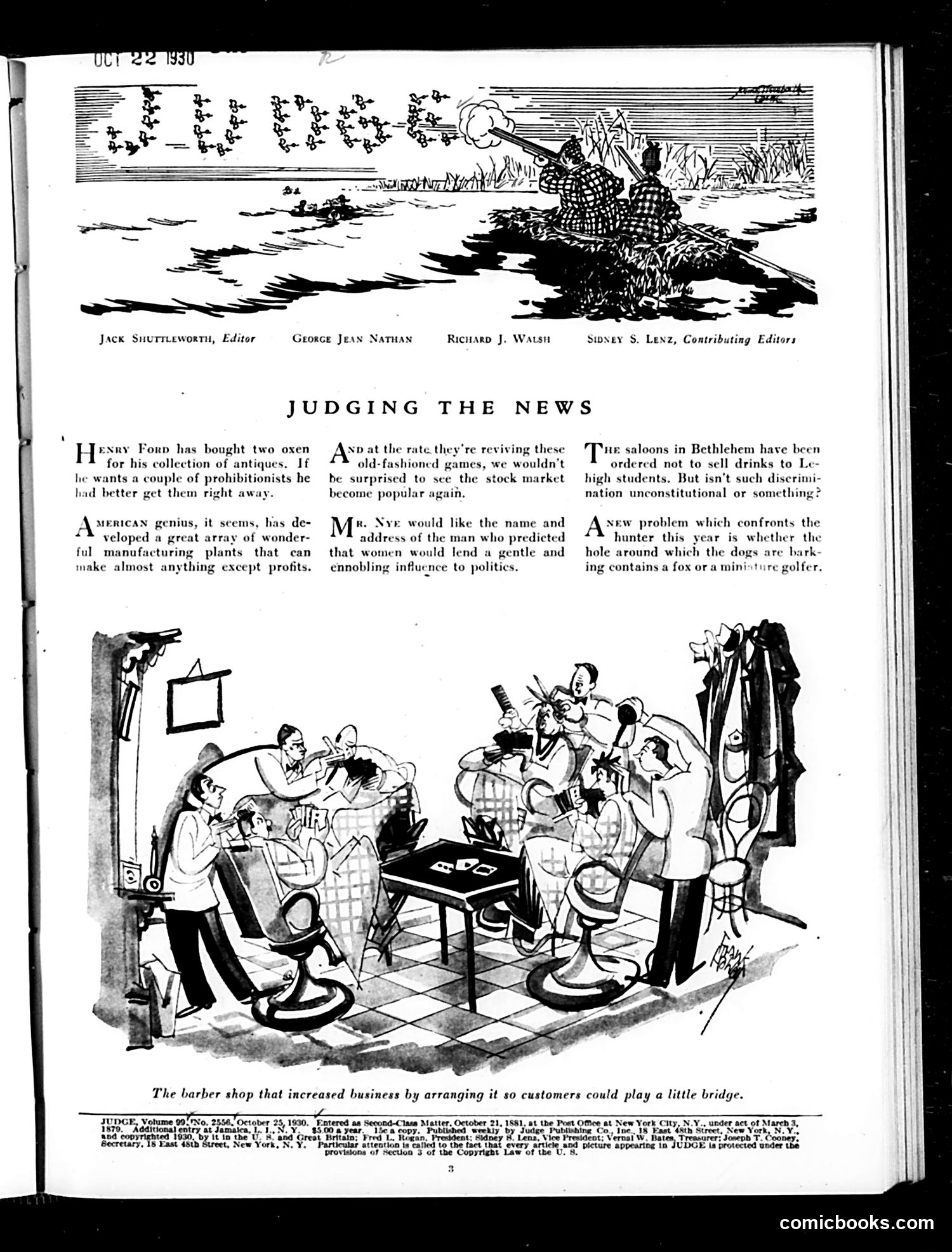 Judge — October 25, 1930 — page 5 of 36
