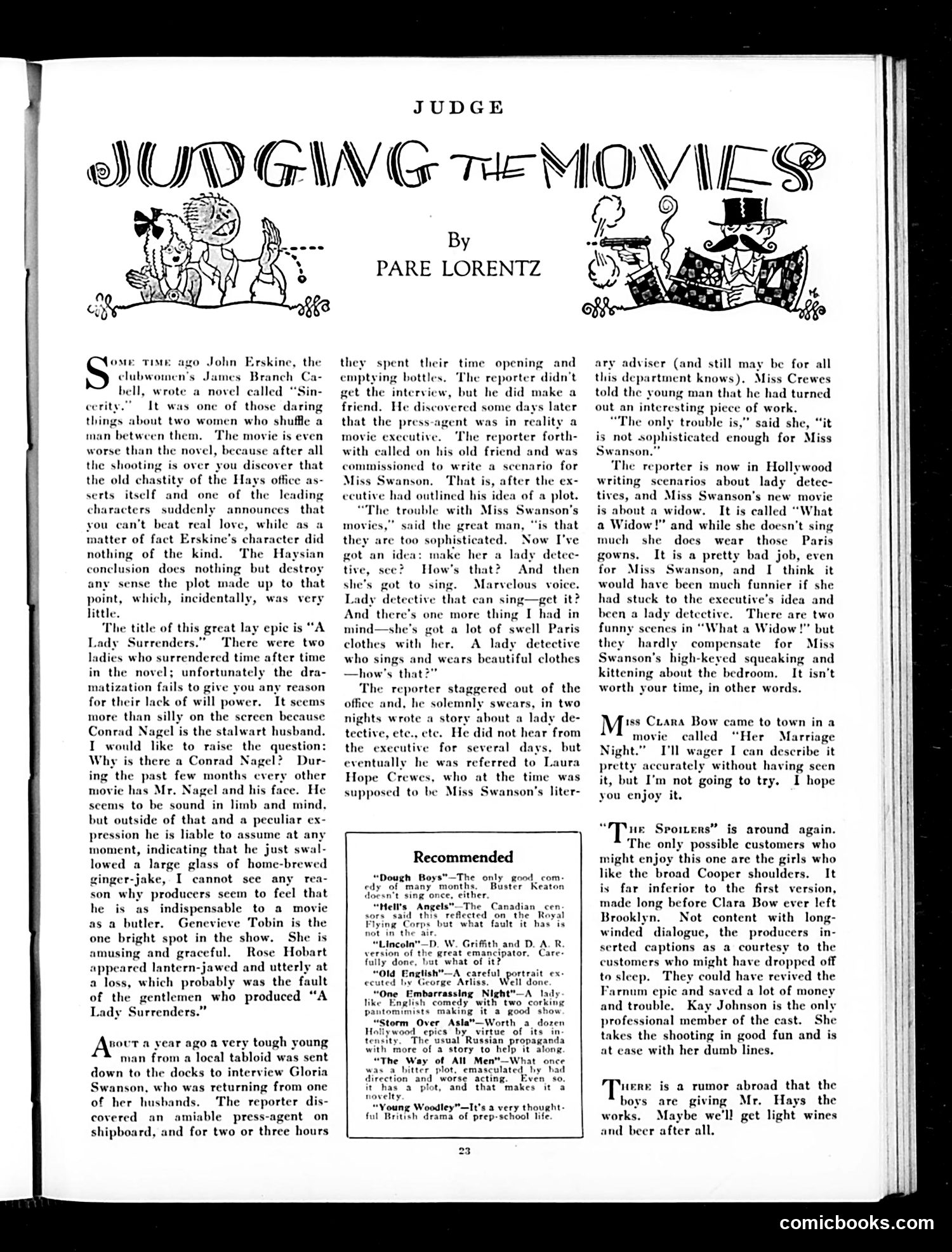 Judge — October 25, 1930 — page 25 of 36