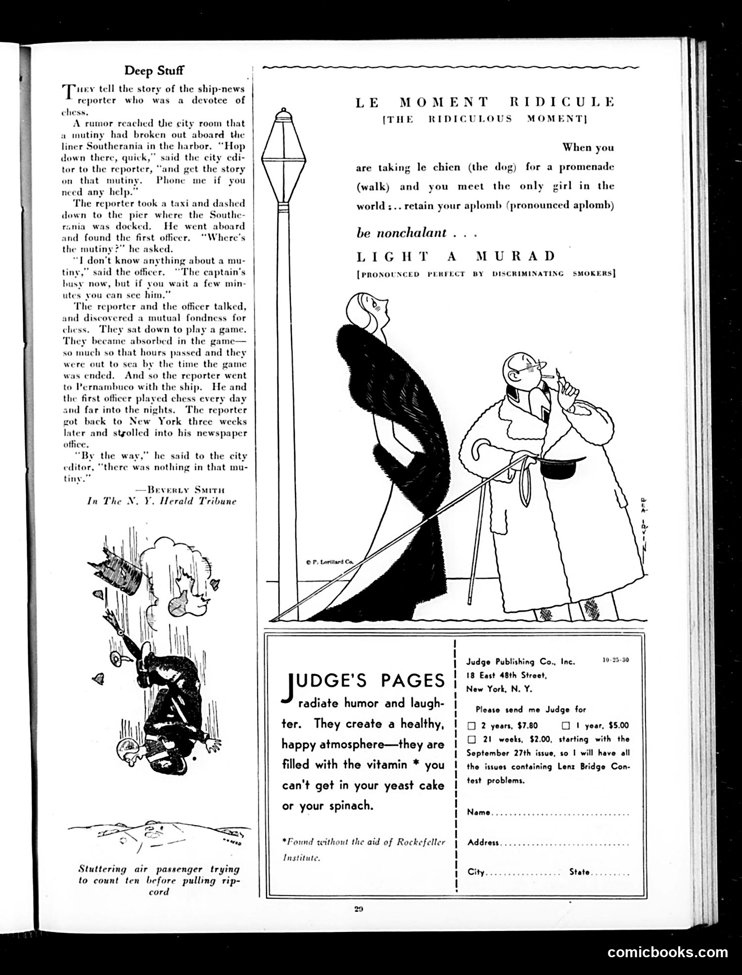 Judge — October 25, 1930 — page 31 of 36
