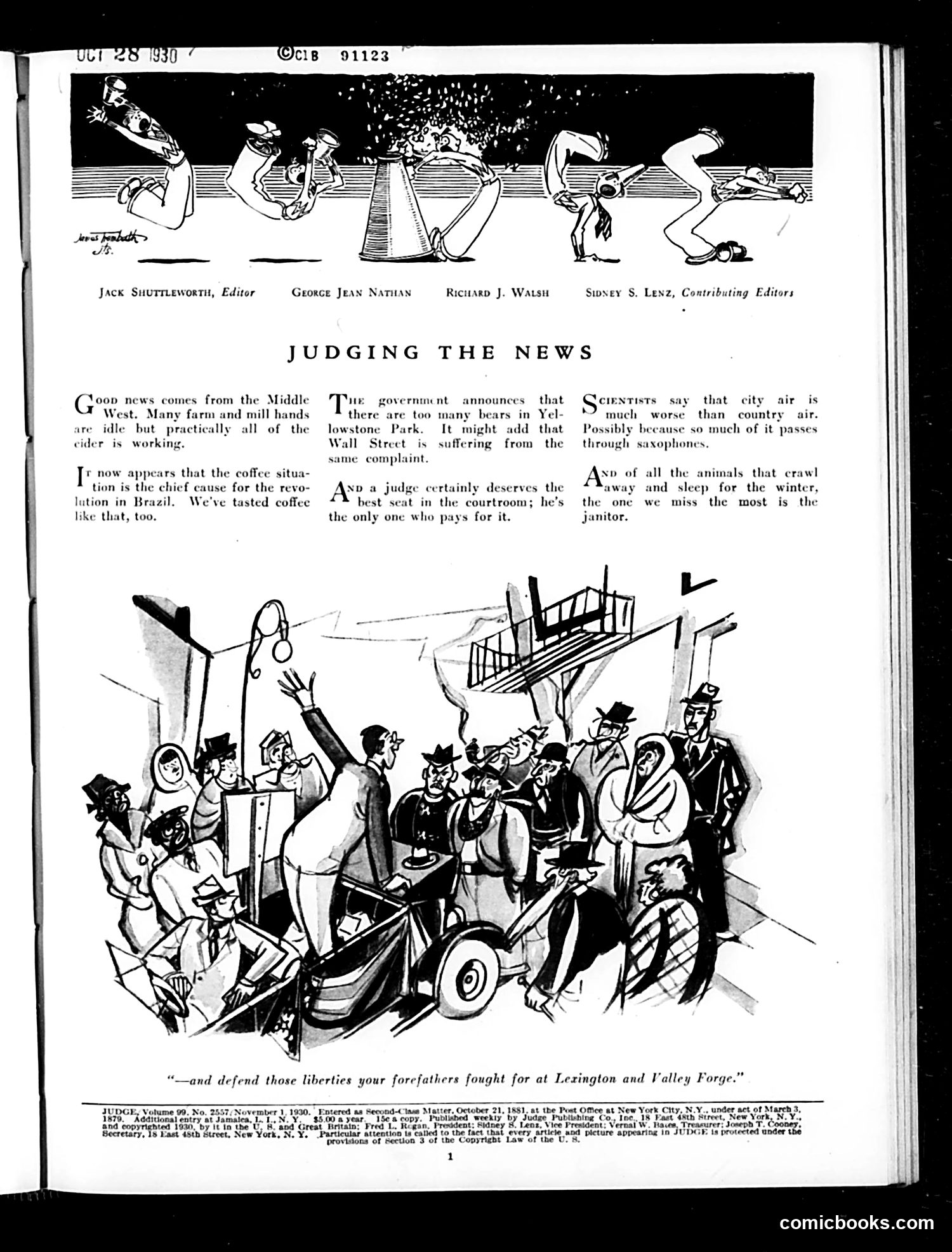 Judge — November 1, 1930 — page 3 of 36