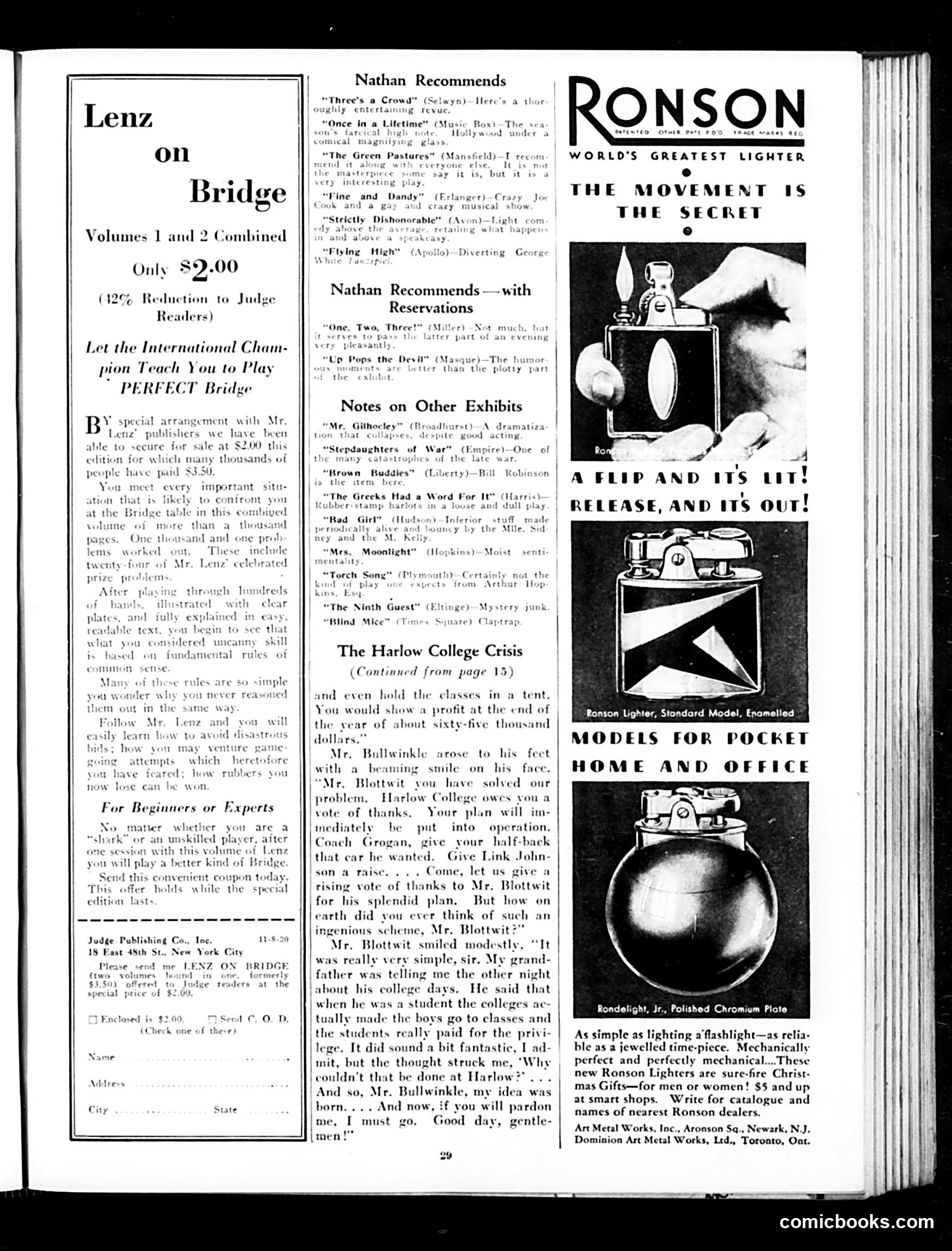 Judge — November 8, 1930 — page 31 of 36