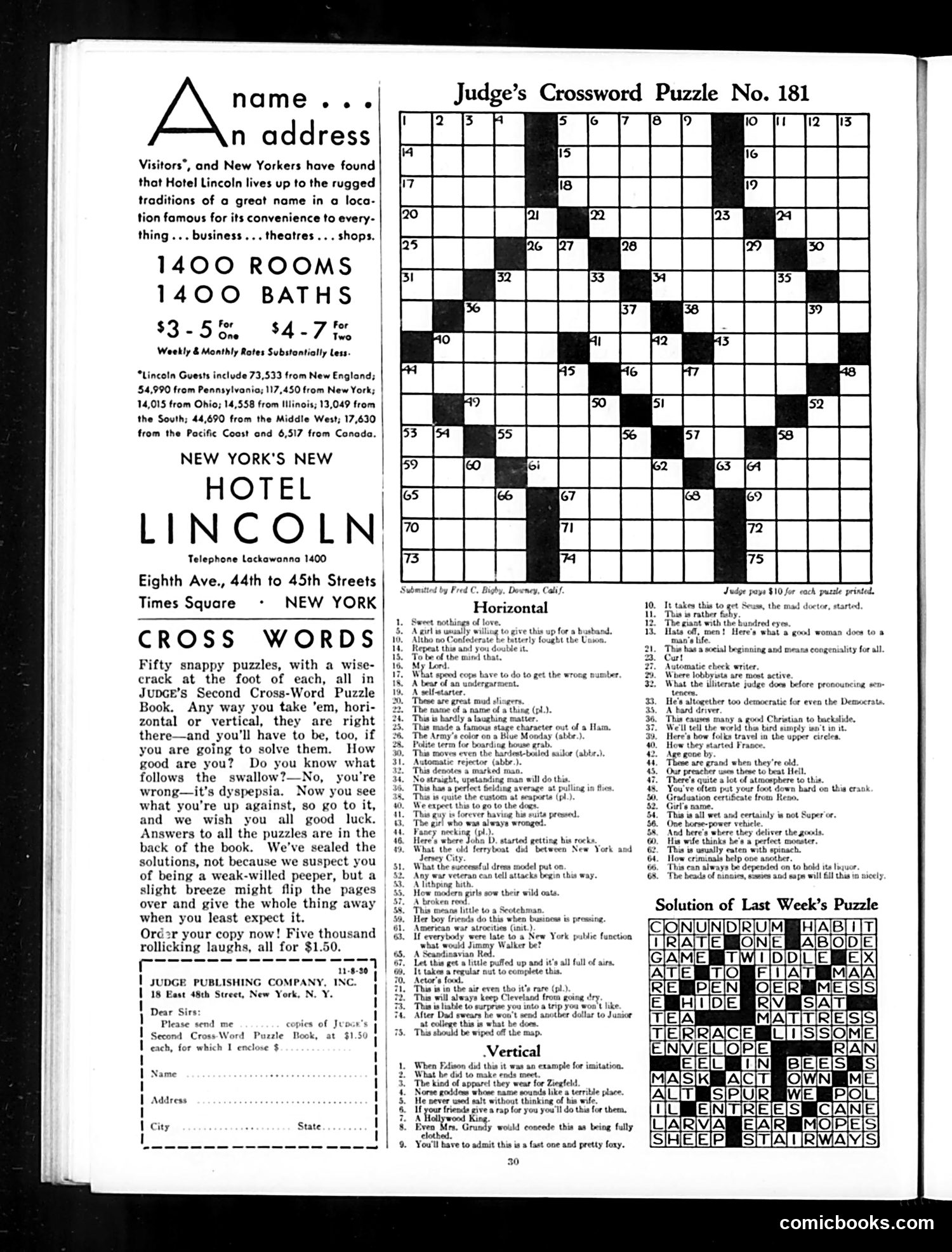 Judge — November 8, 1930 — page 32 of 36