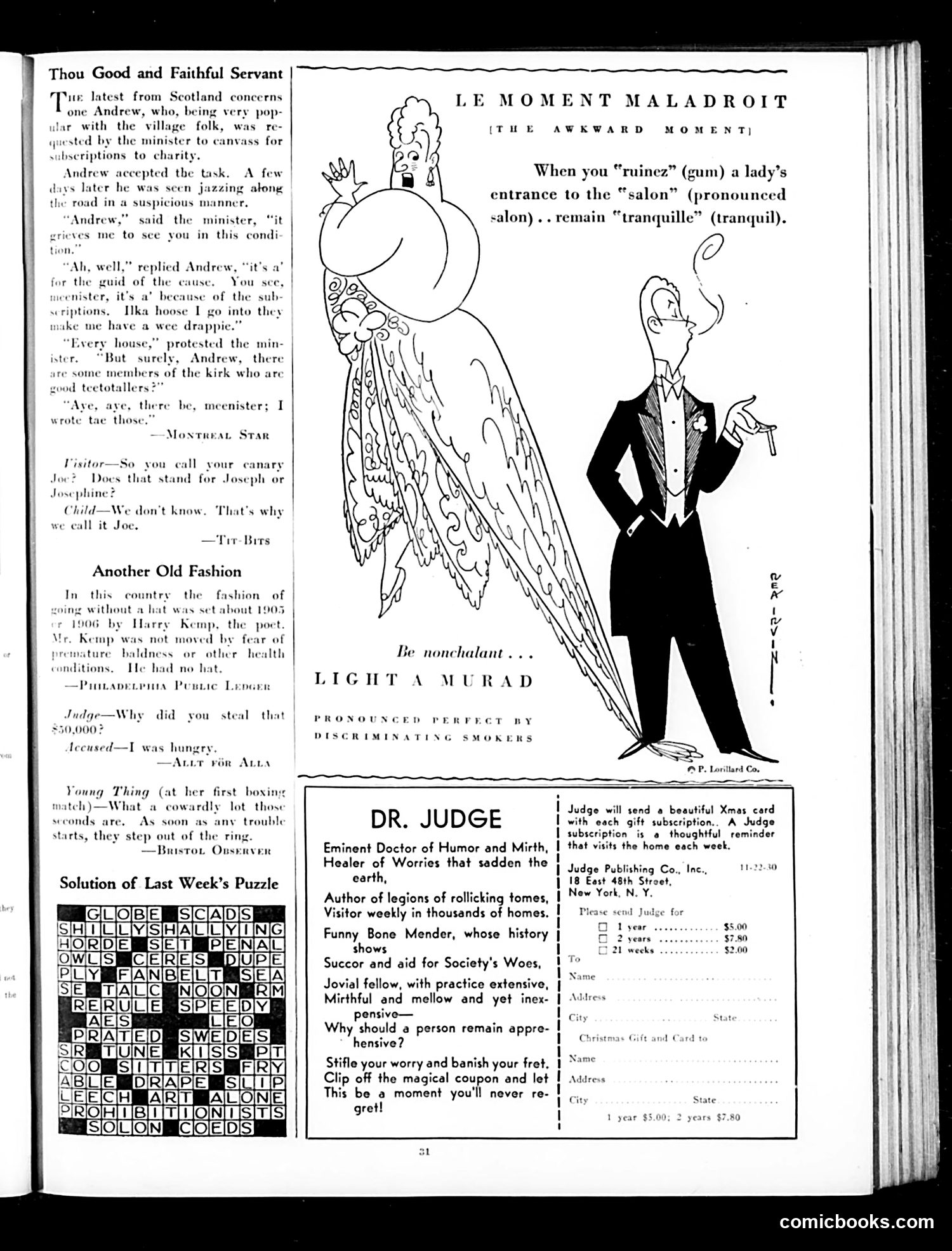 Judge — November 22, 1930 — page 33 of 36