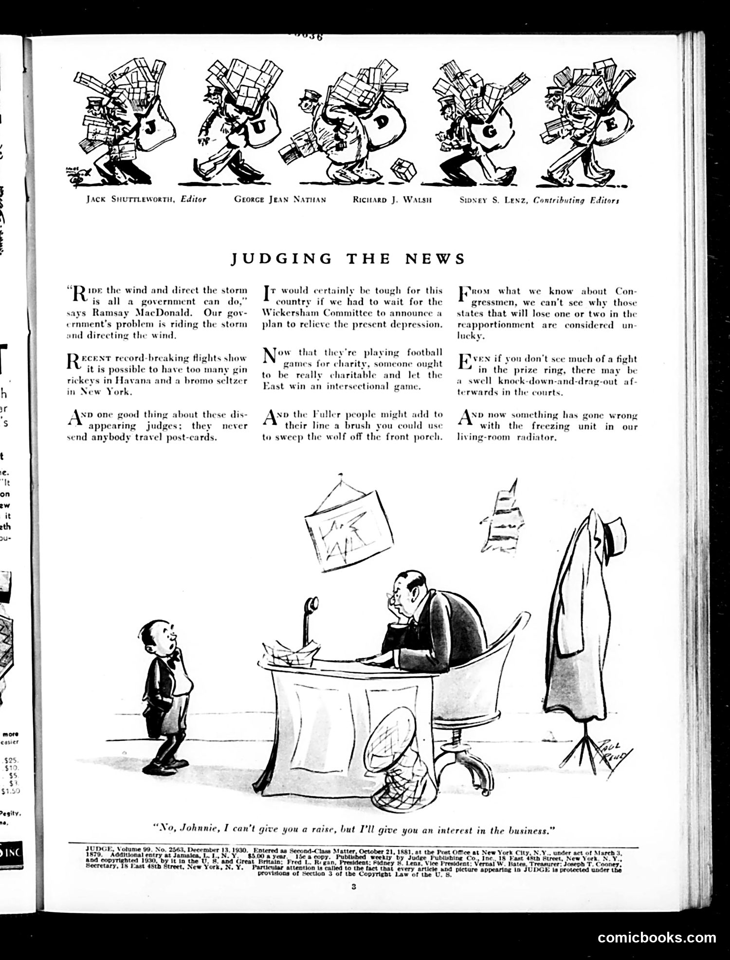 Judge — December 13, 1930 — page 5 of 36