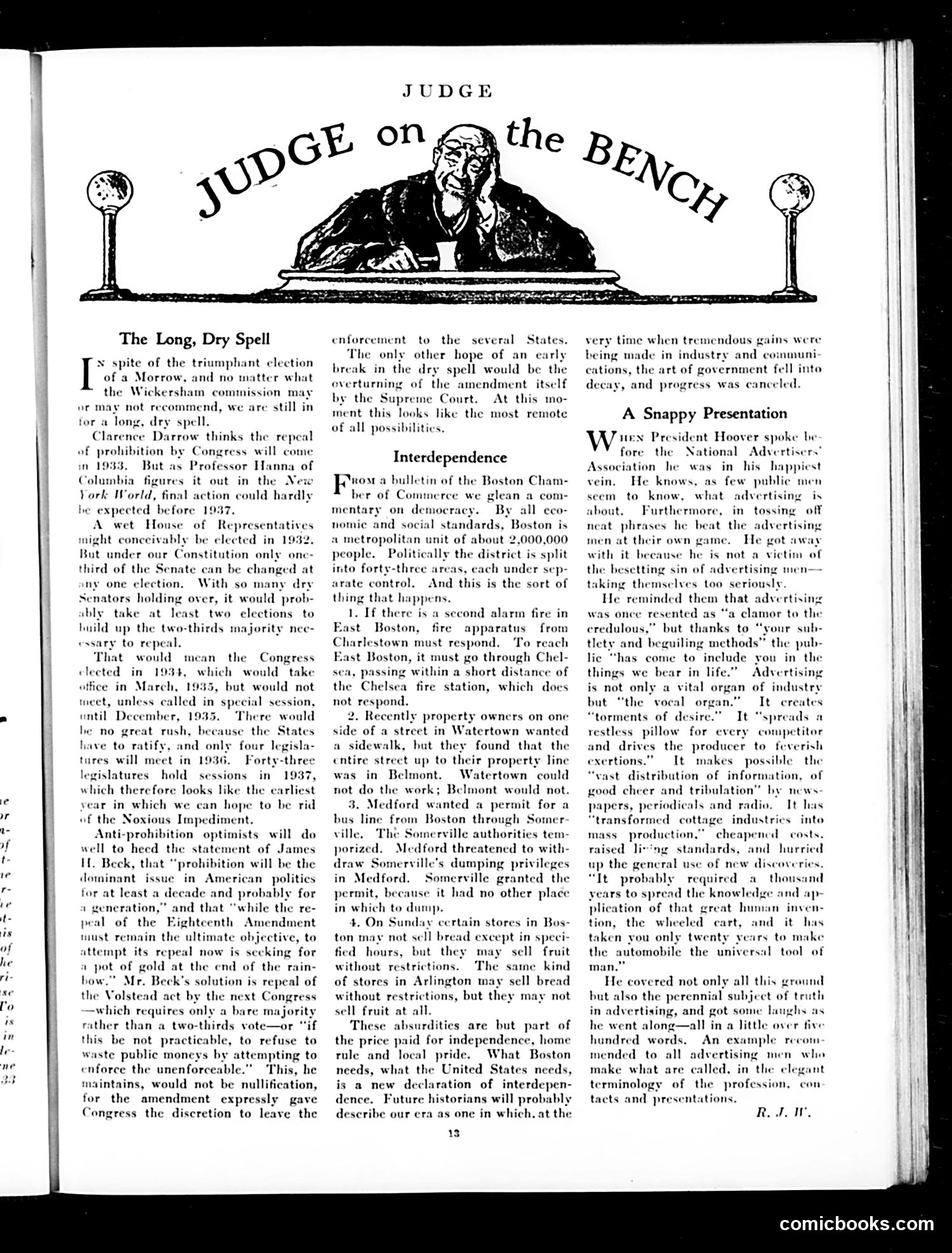 Judge — December 13, 1930 — page 15 of 36