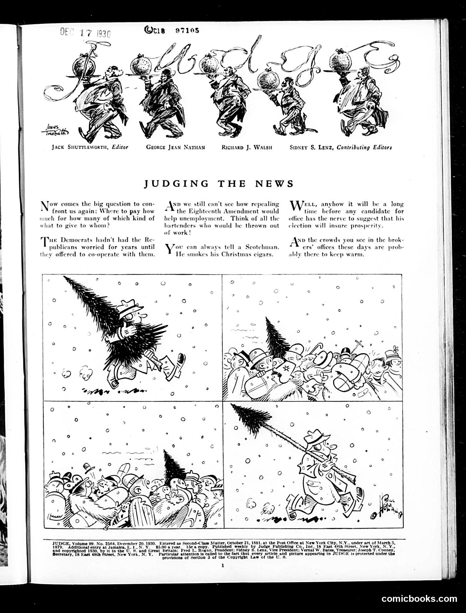 Judge — December 20, 1930 — page 3 of 36