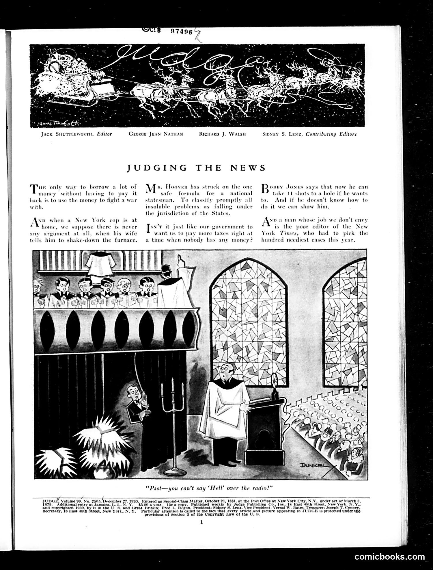 Judge — December 27, 1930 — page 3 of 37