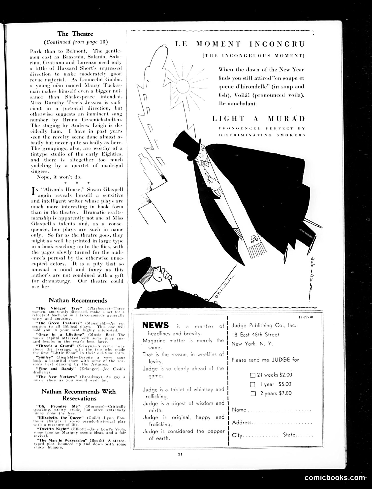 Judge — December 27, 1930 — page 33 of 37