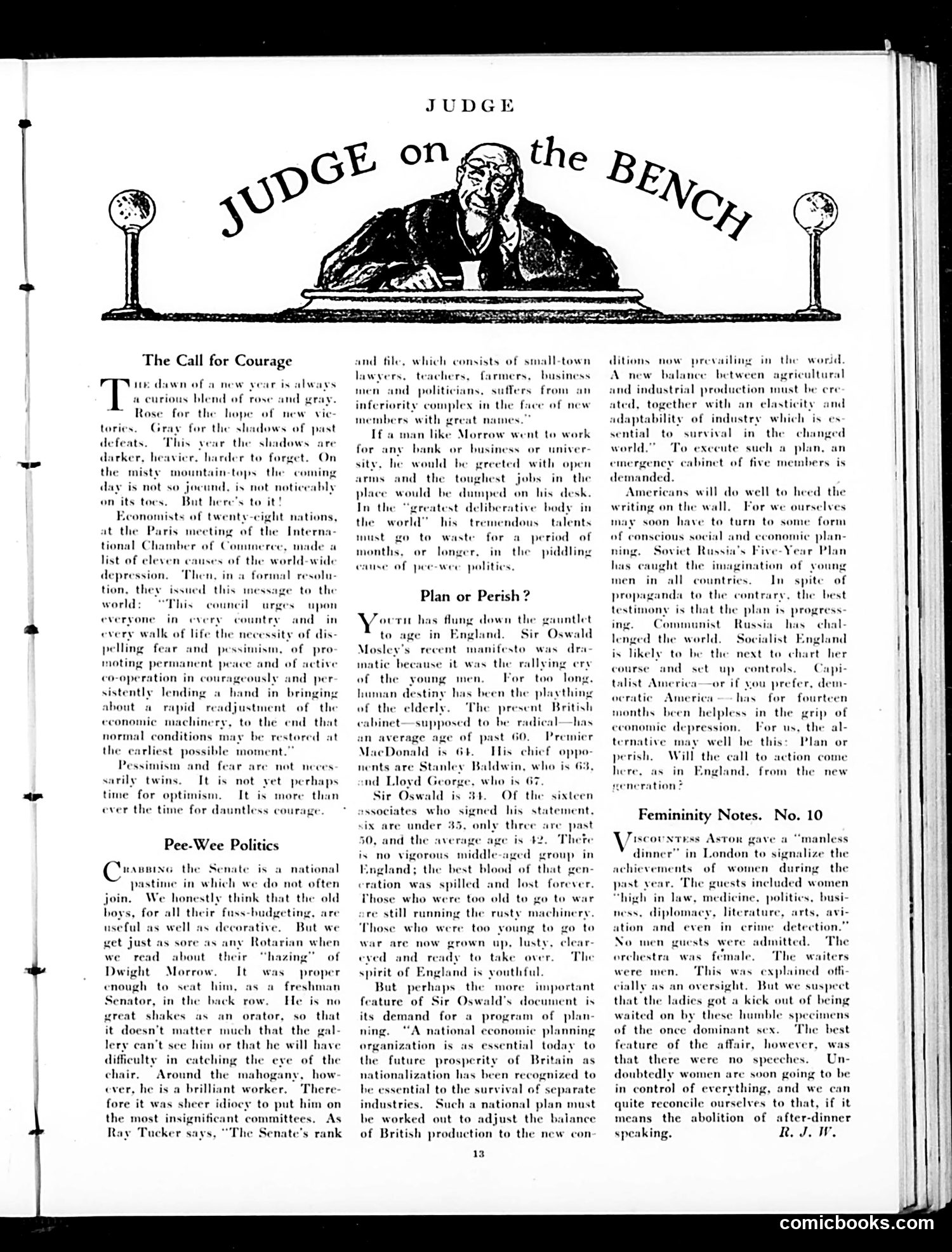 Judge — January 3, 1931 — page 15 of 36