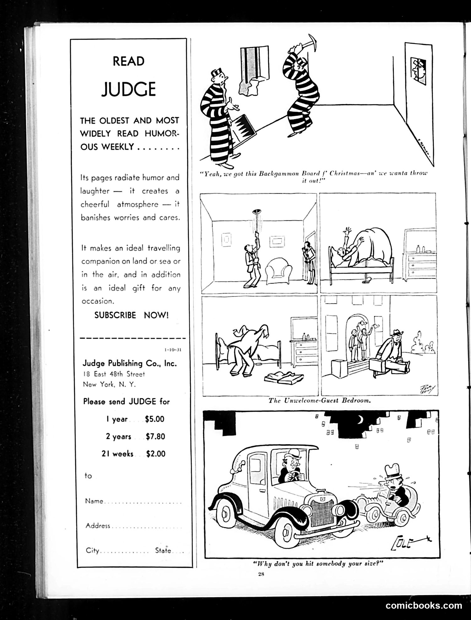 Judge — January 10, 1931 — page 30 of 36
