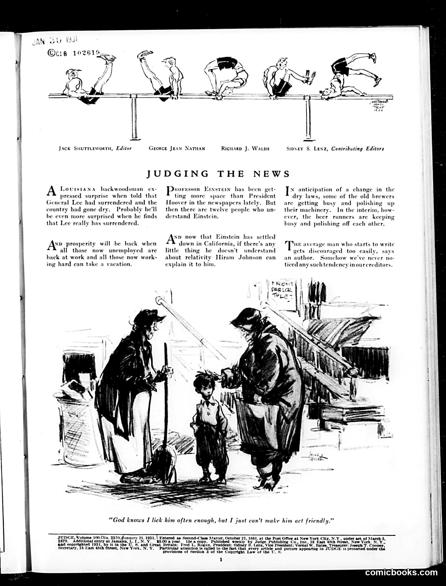 Judge — January 31, 1931 — page 3 of 36