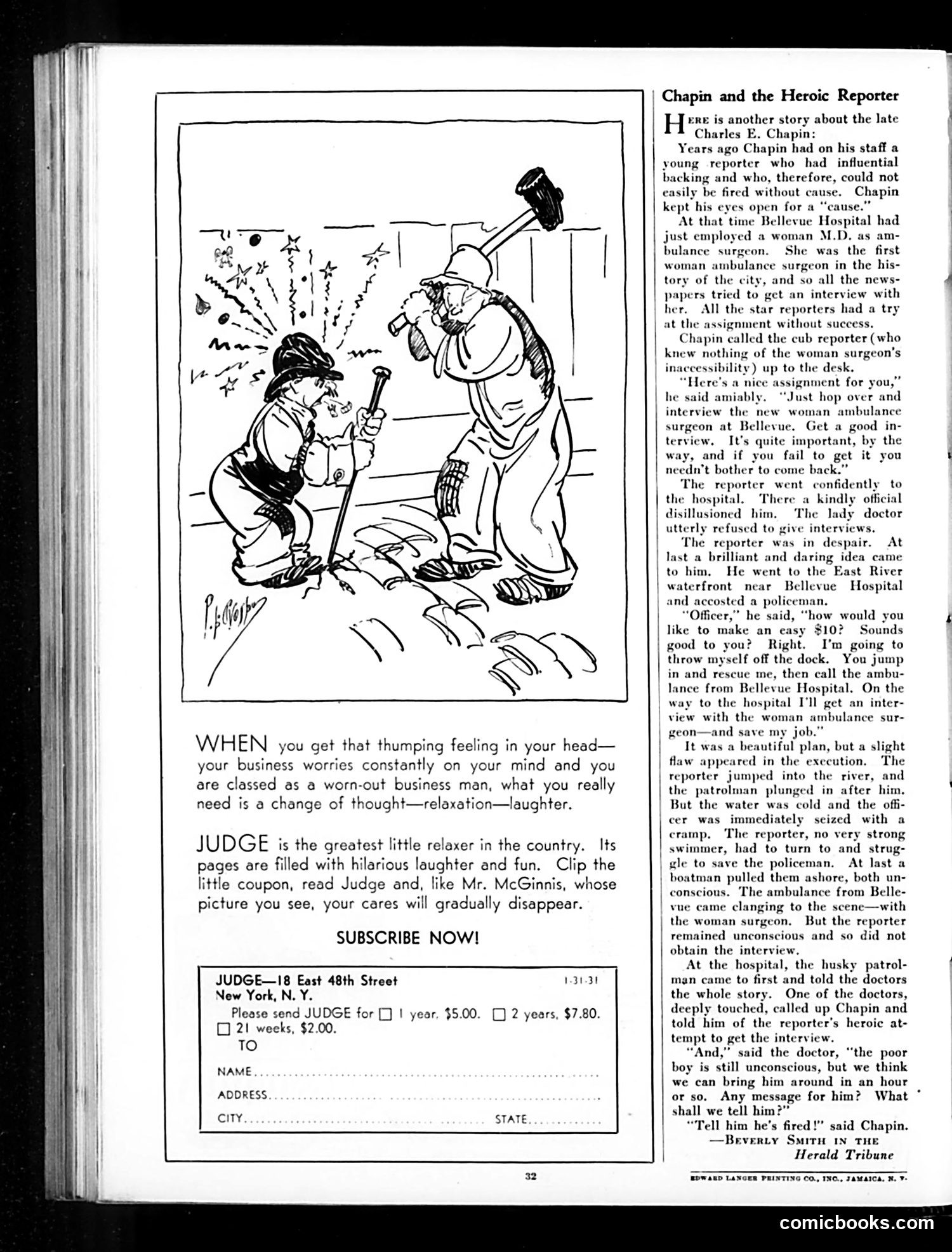 Judge — January 31, 1931 — page 34 of 36