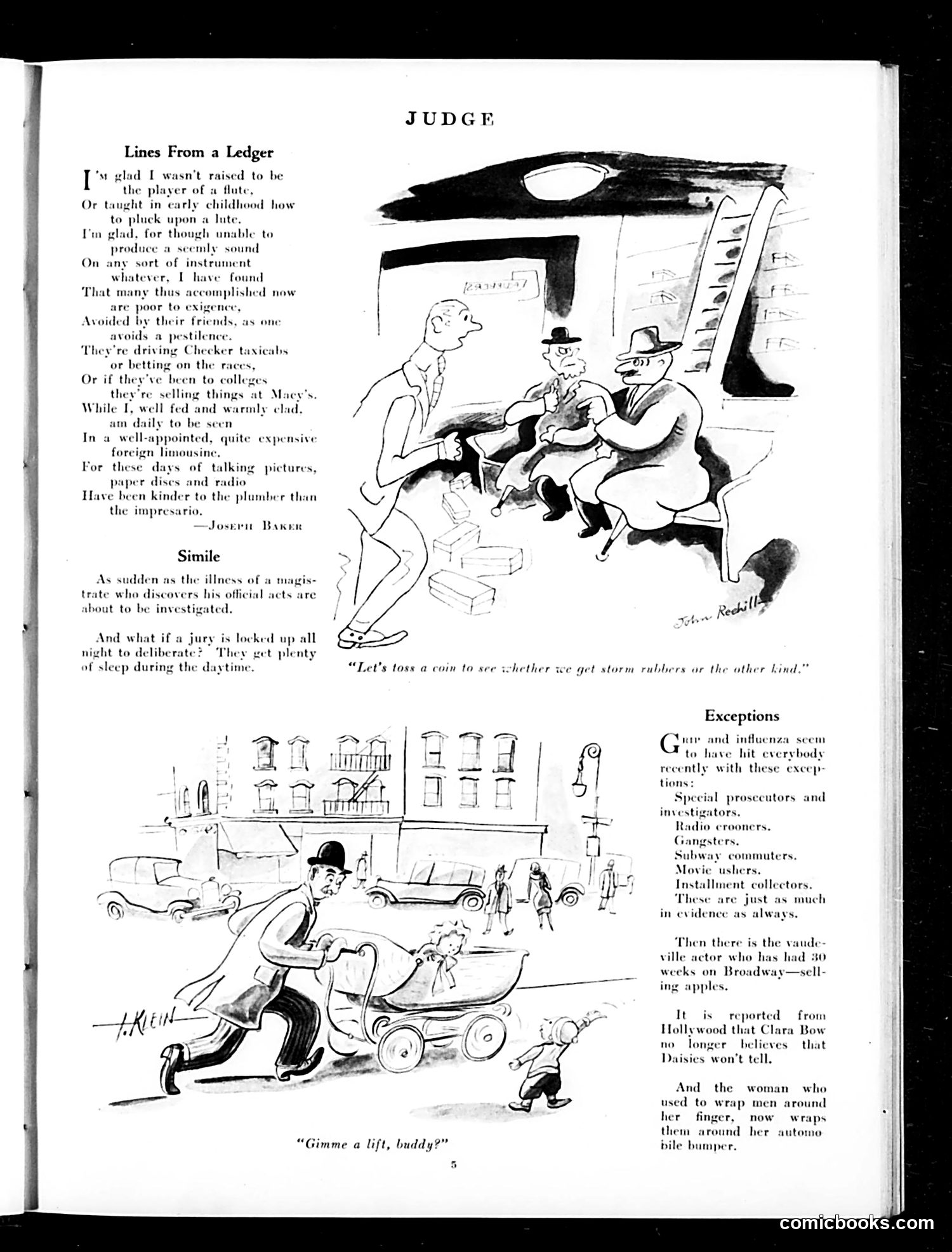 Judge — February 7, 1931 — page 7 of 36