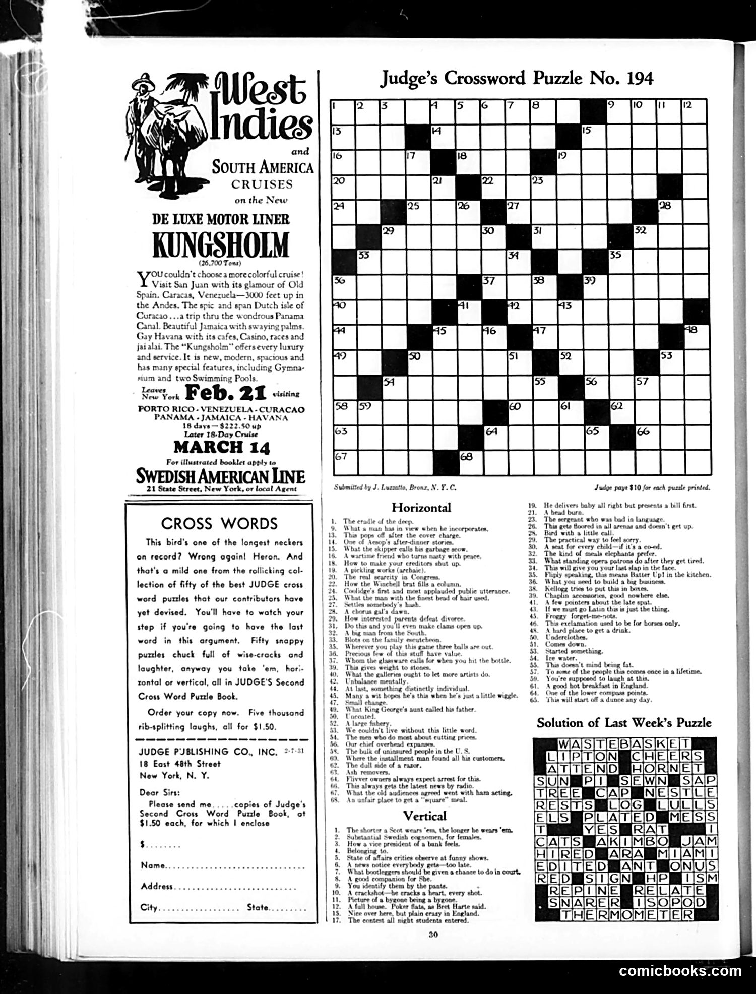 Judge — February 7, 1931 — page 32 of 36