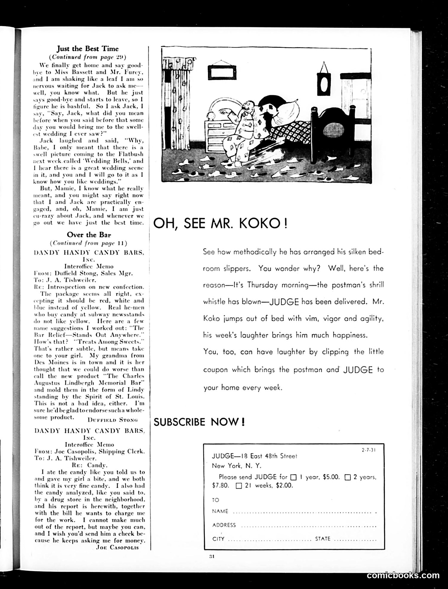 Judge — February 7, 1931 — page 33 of 36