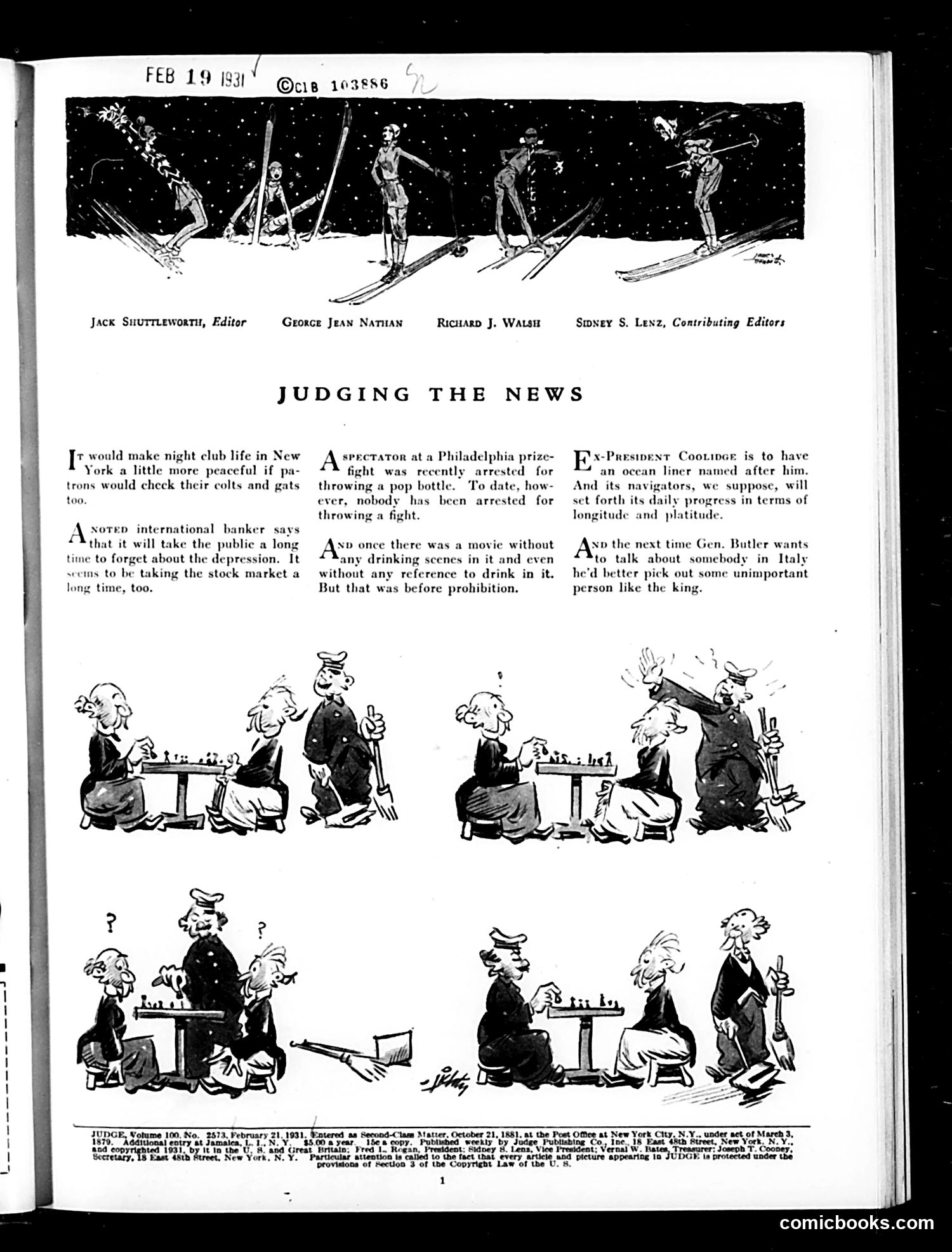 Judge — February 21, 1931 — page 3 of 36