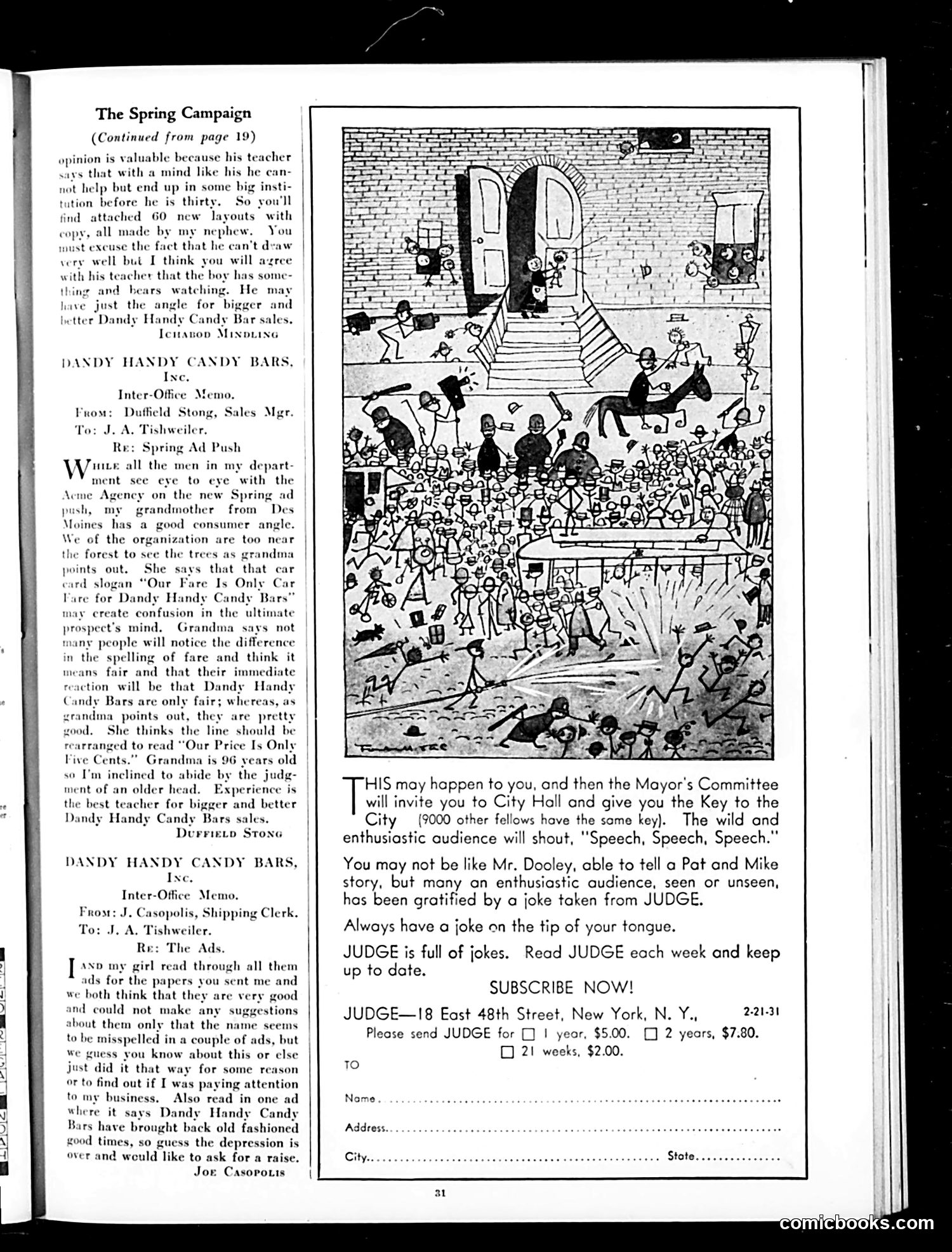 Judge — February 21, 1931 — page 33 of 36