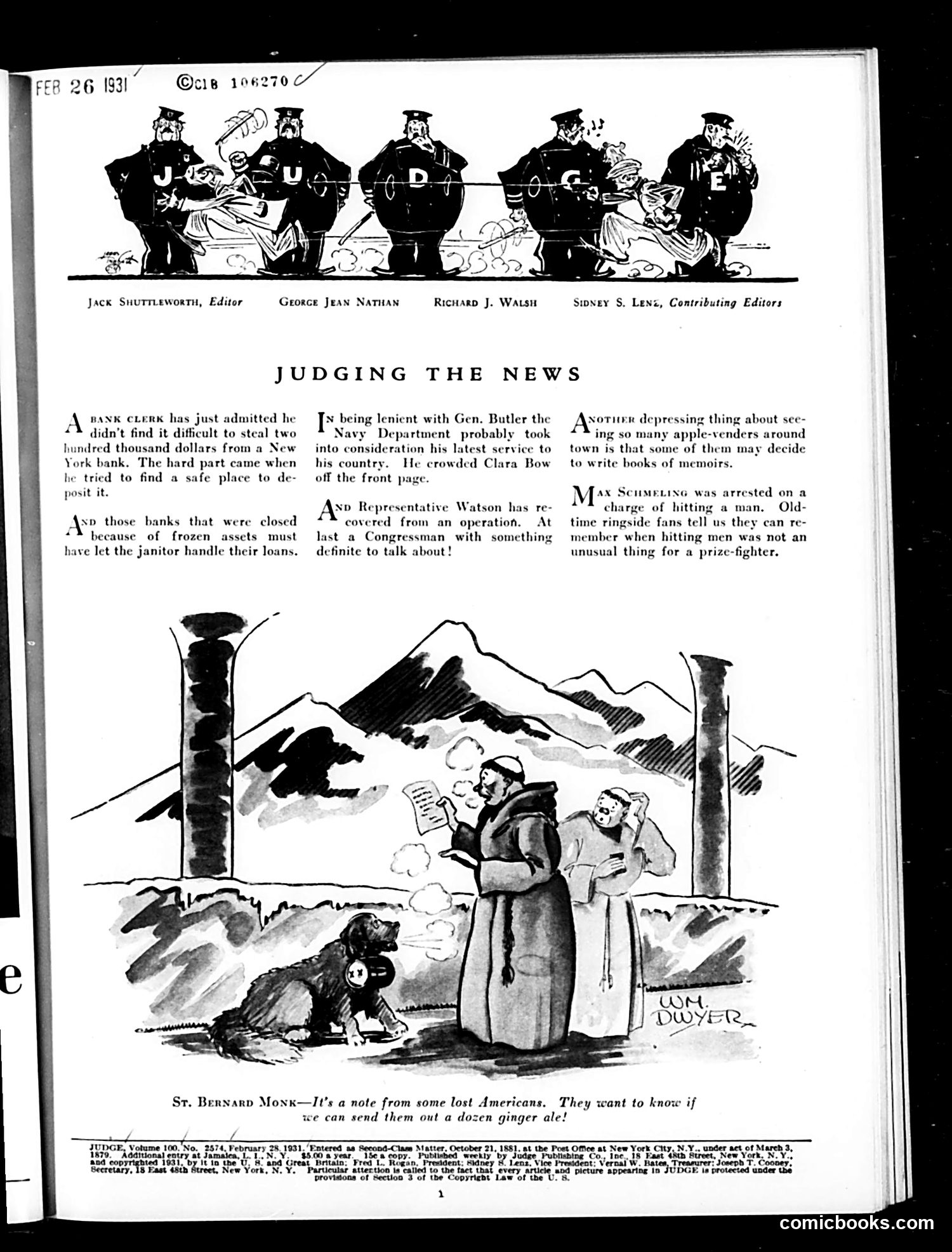 Judge — February 28, 1931 — page 3 of 36