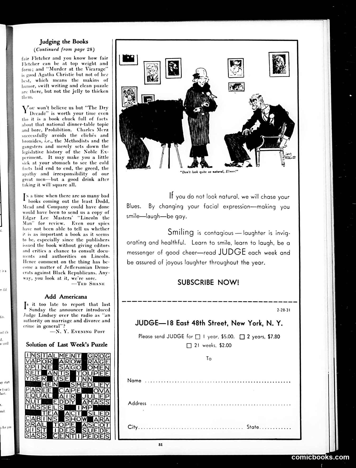 Judge — February 28, 1931 — page 33 of 36