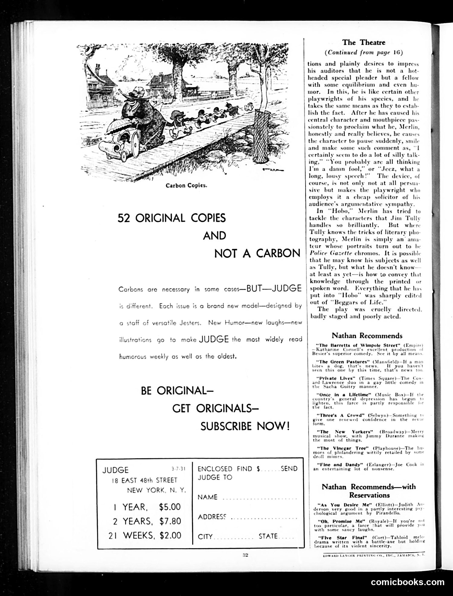 Judge — March 7, 1931 — page 34 of 36
