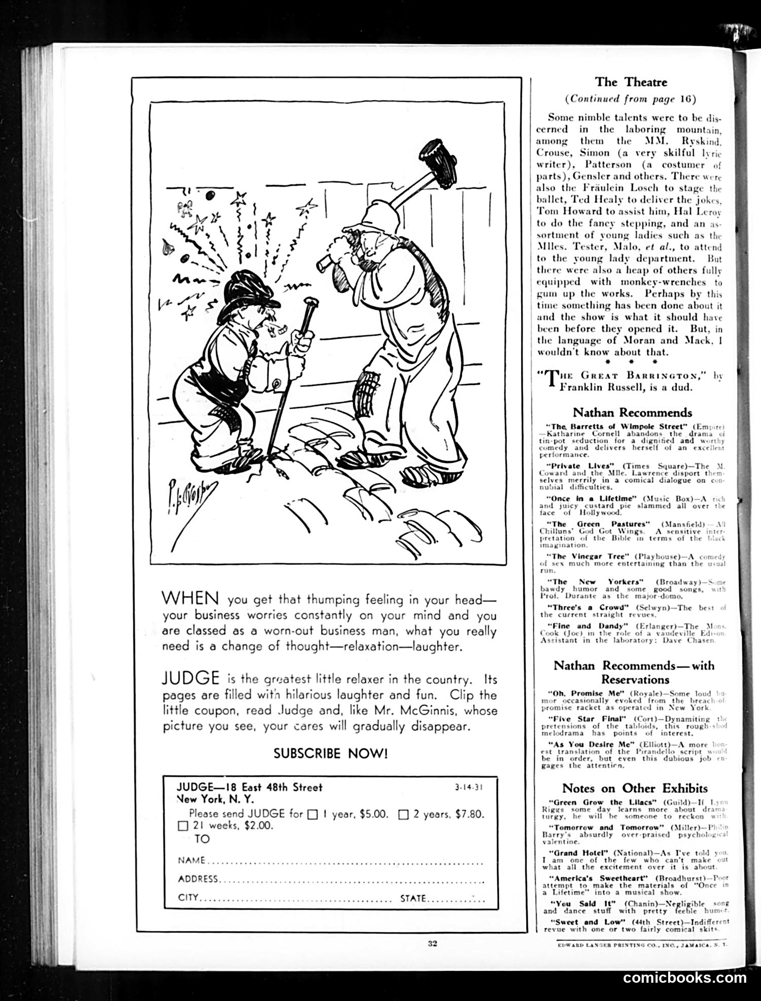 Judge — March 14, 1931 — page 34 of 36