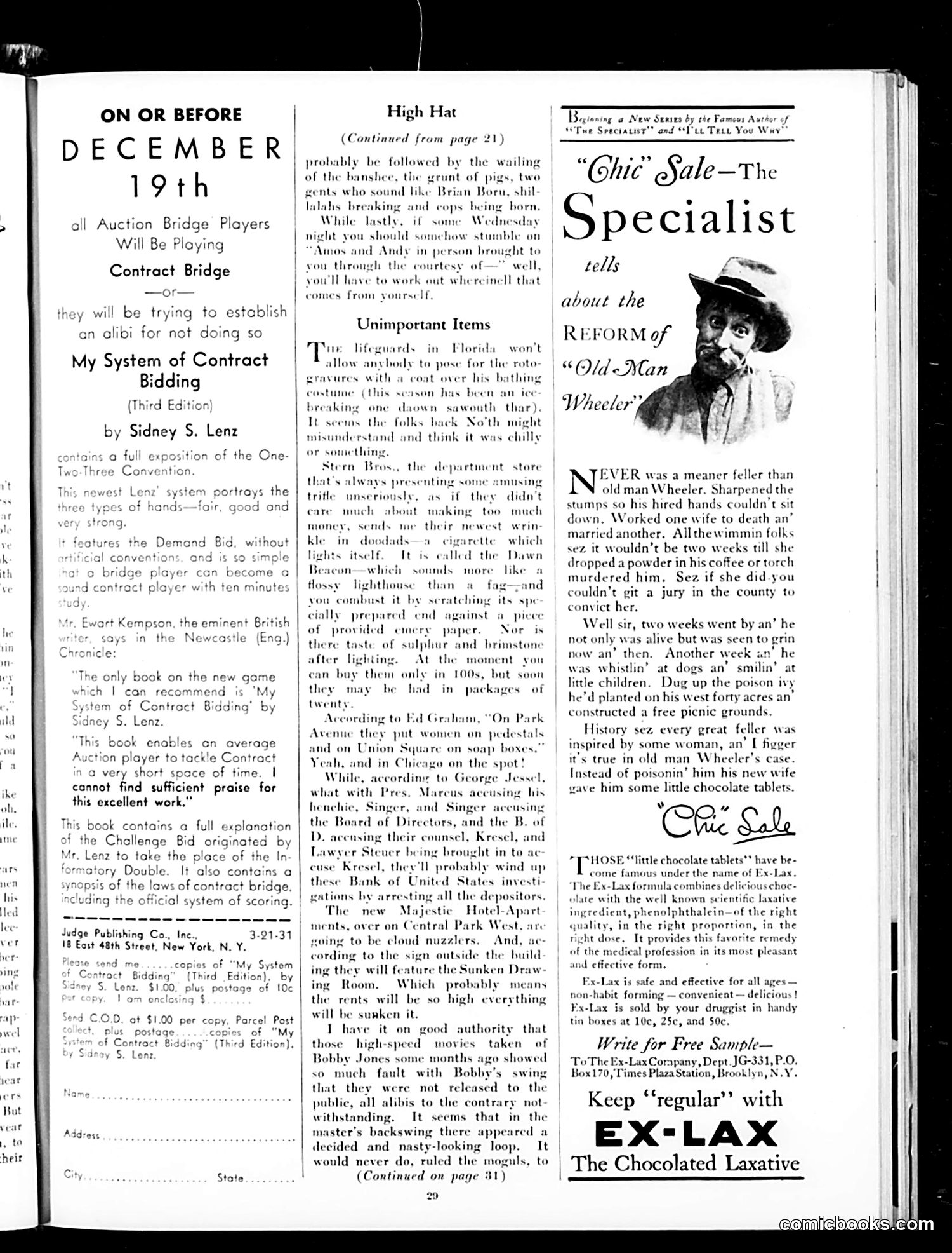 Judge — March 21, 1931 — page 31 of 36