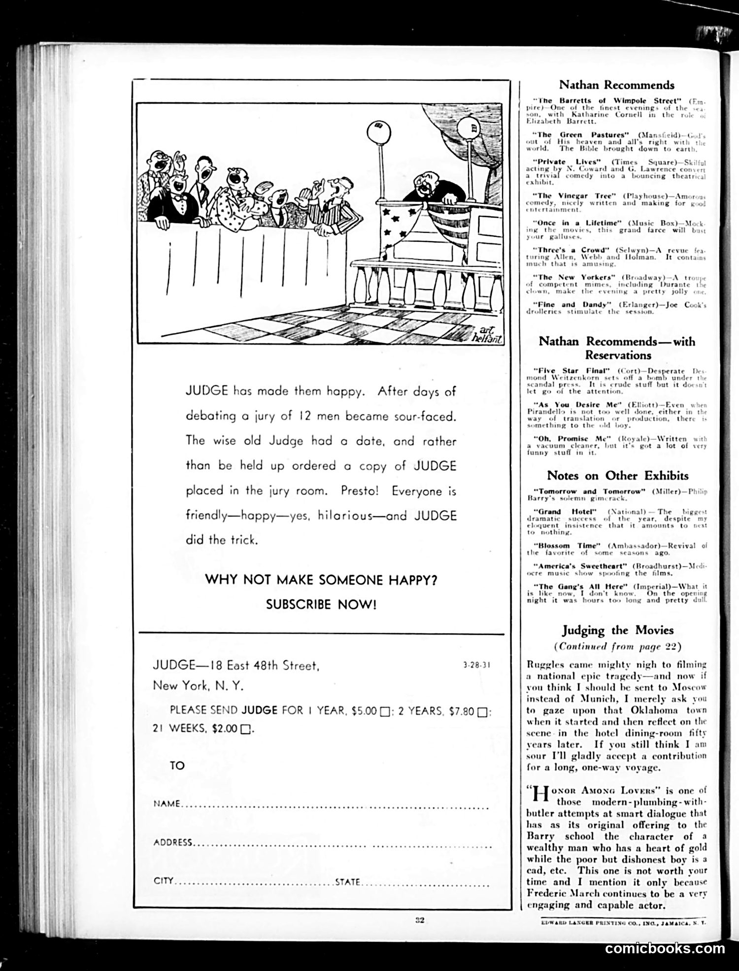 Judge — March 28, 1931 — page 34 of 36