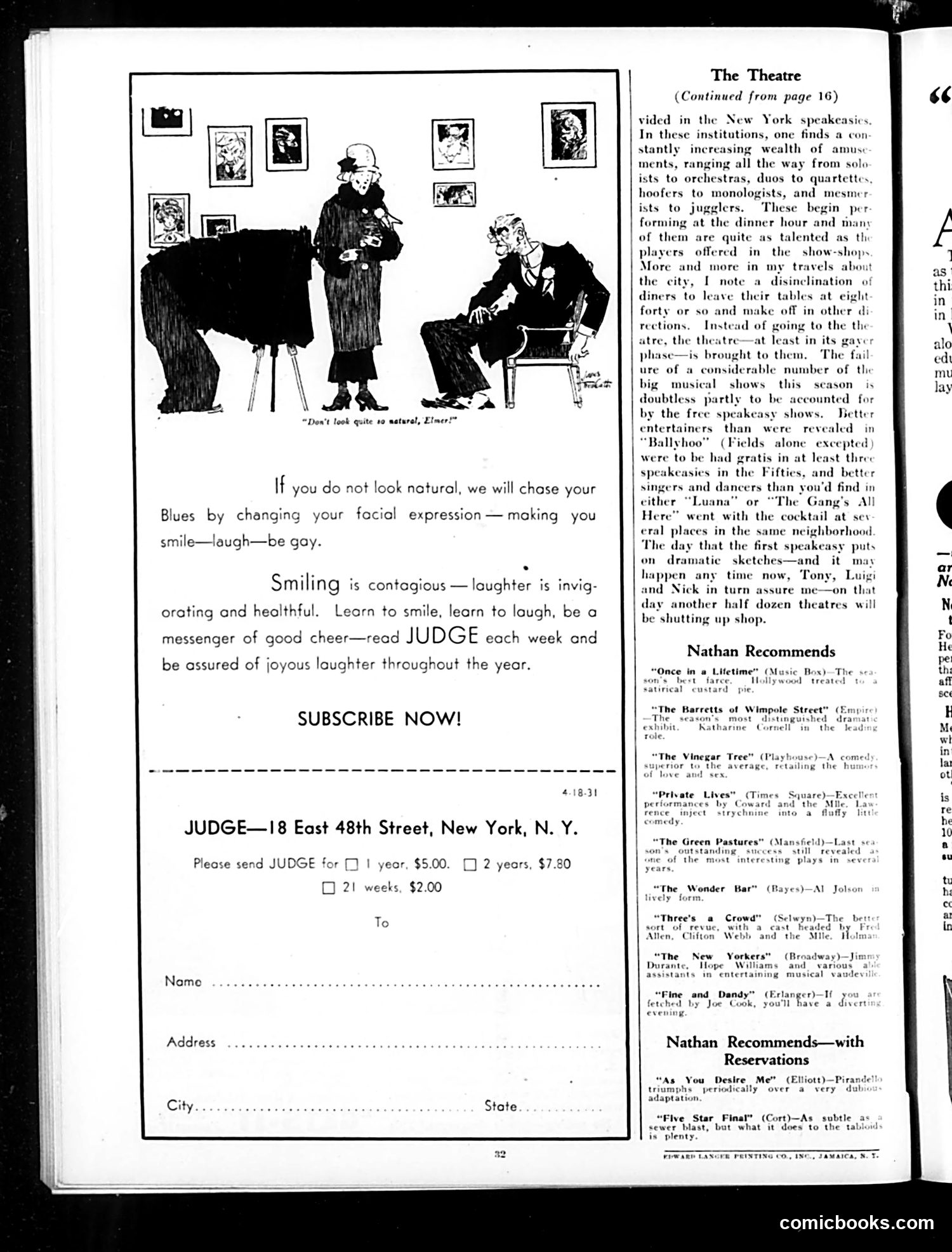 Judge — April 18, 1931 — page 34 of 36
