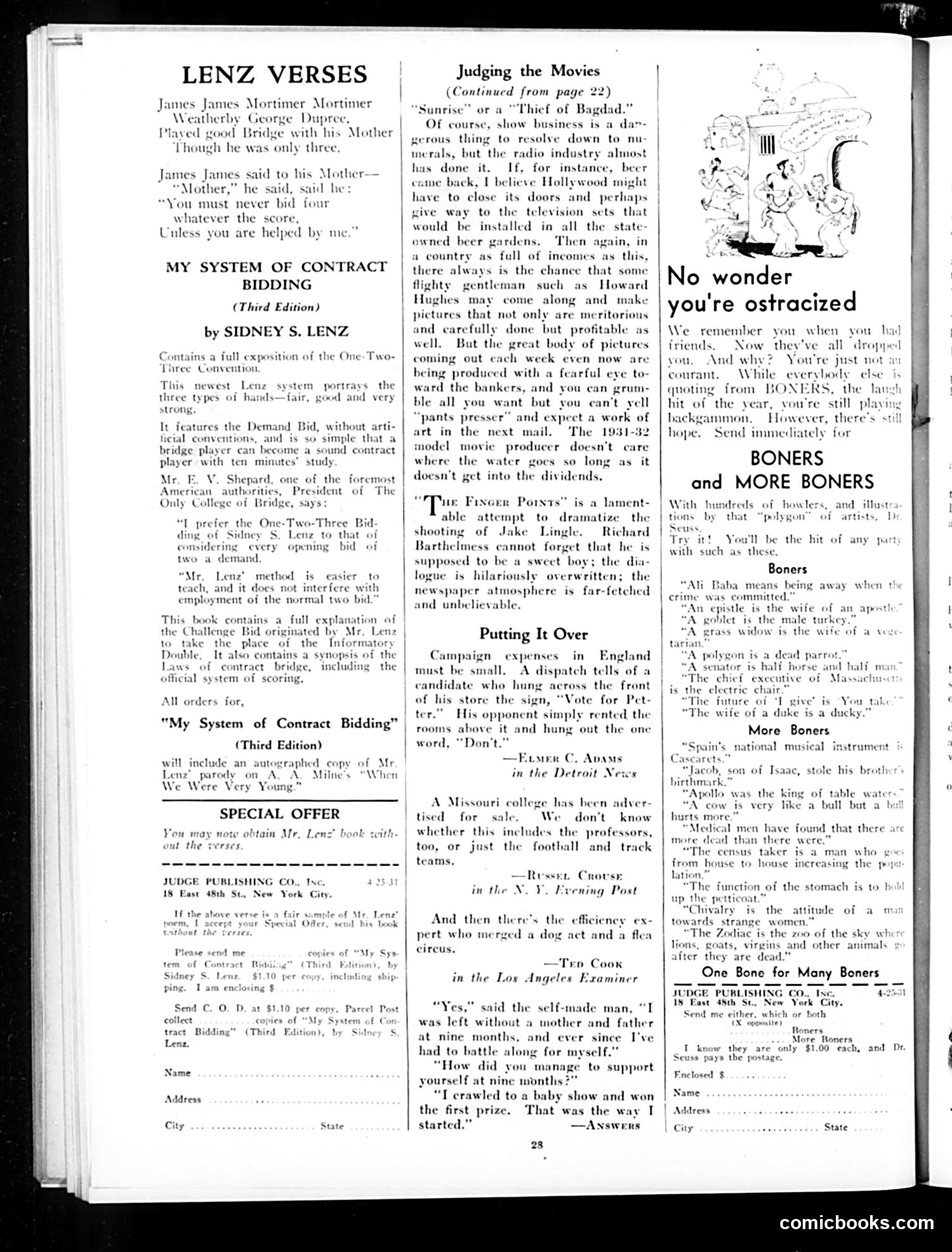 Judge — April 25, 1931 — page 30 of 36