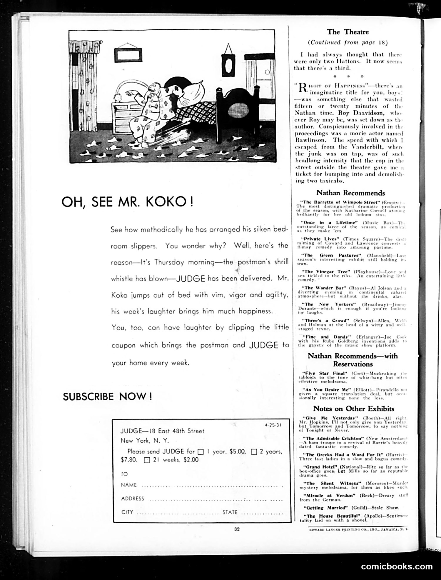 Judge — April 25, 1931 — page 34 of 36