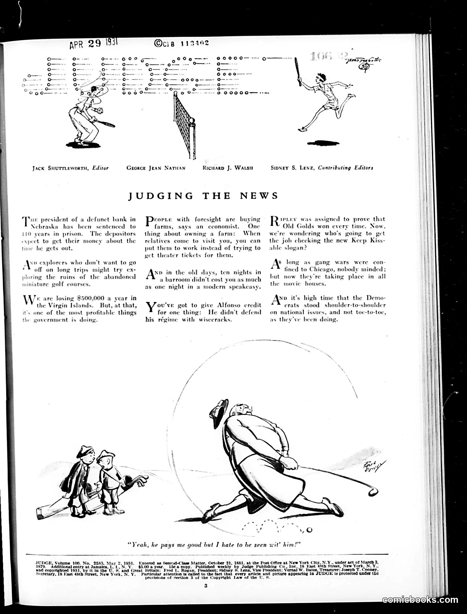 Judge — May 2, 1931 — page 5 of 36