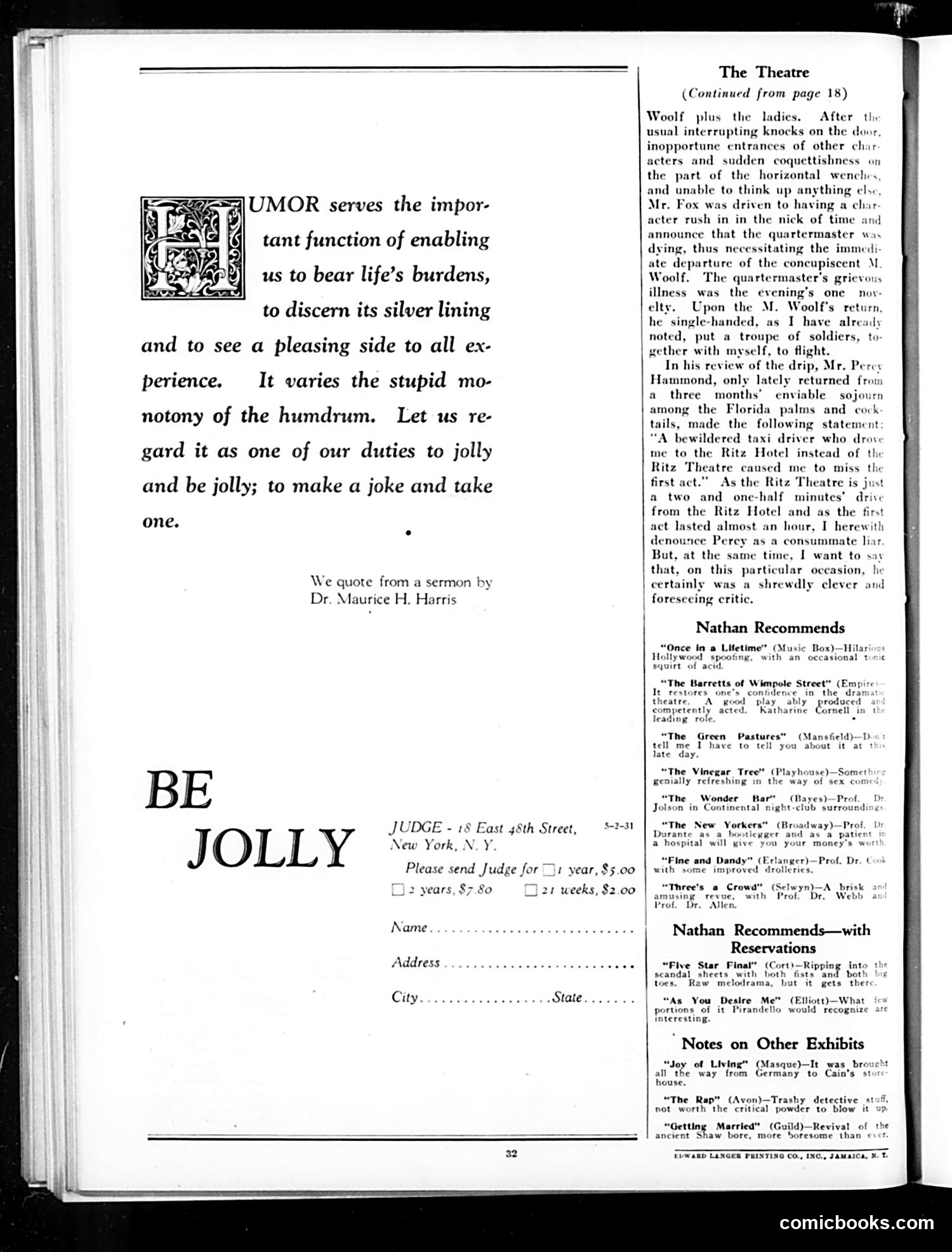 Judge — May 2, 1931 — page 34 of 36