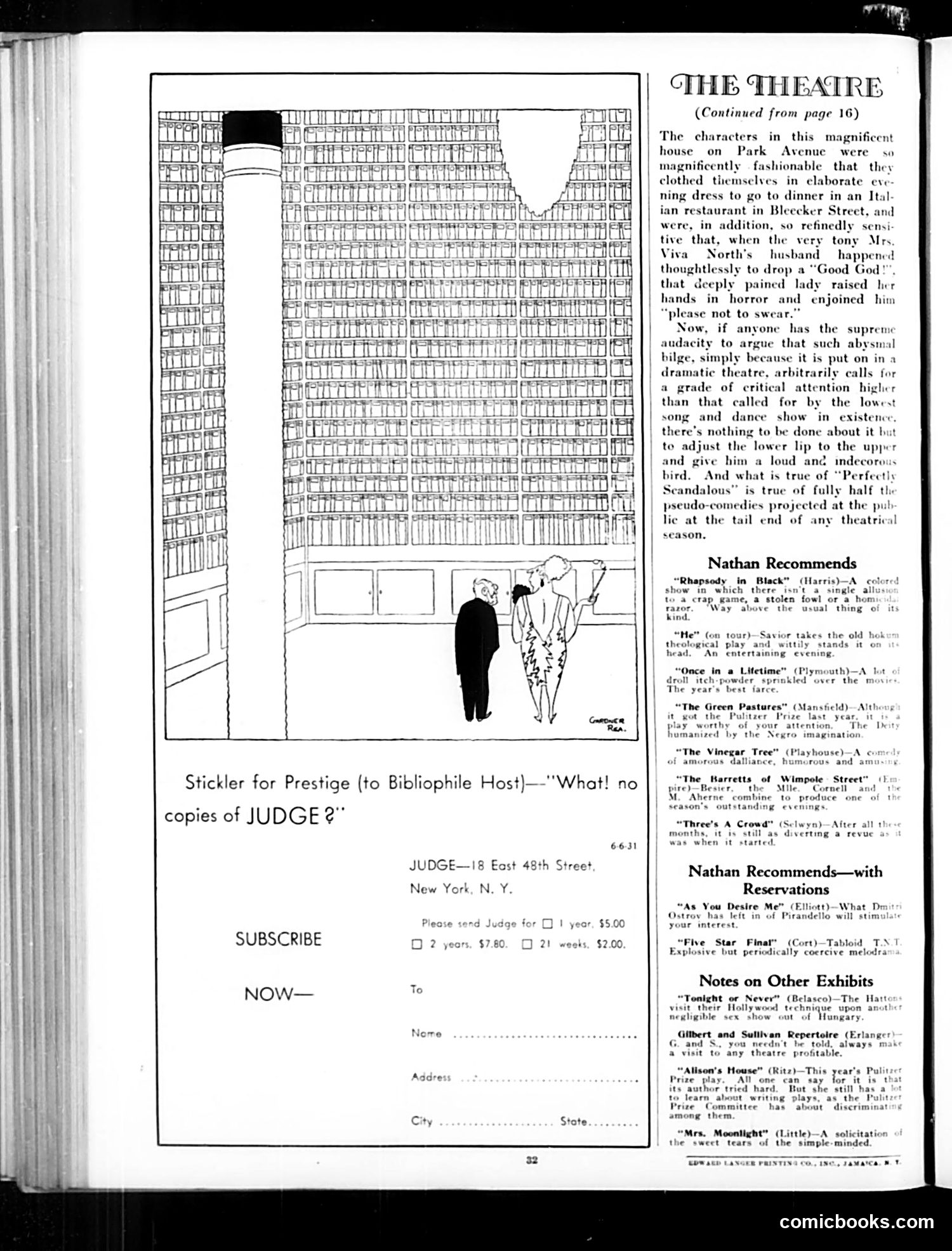 Judge — June 6, 1931 — page 34 of 36
