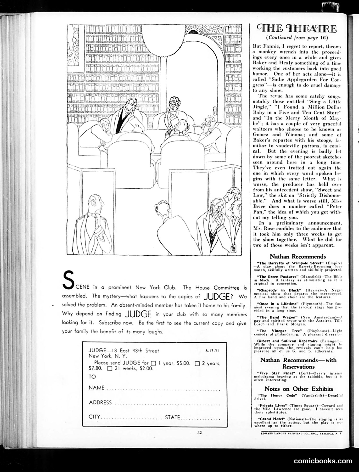 Judge — June 13, 1931 — page 34 of 36