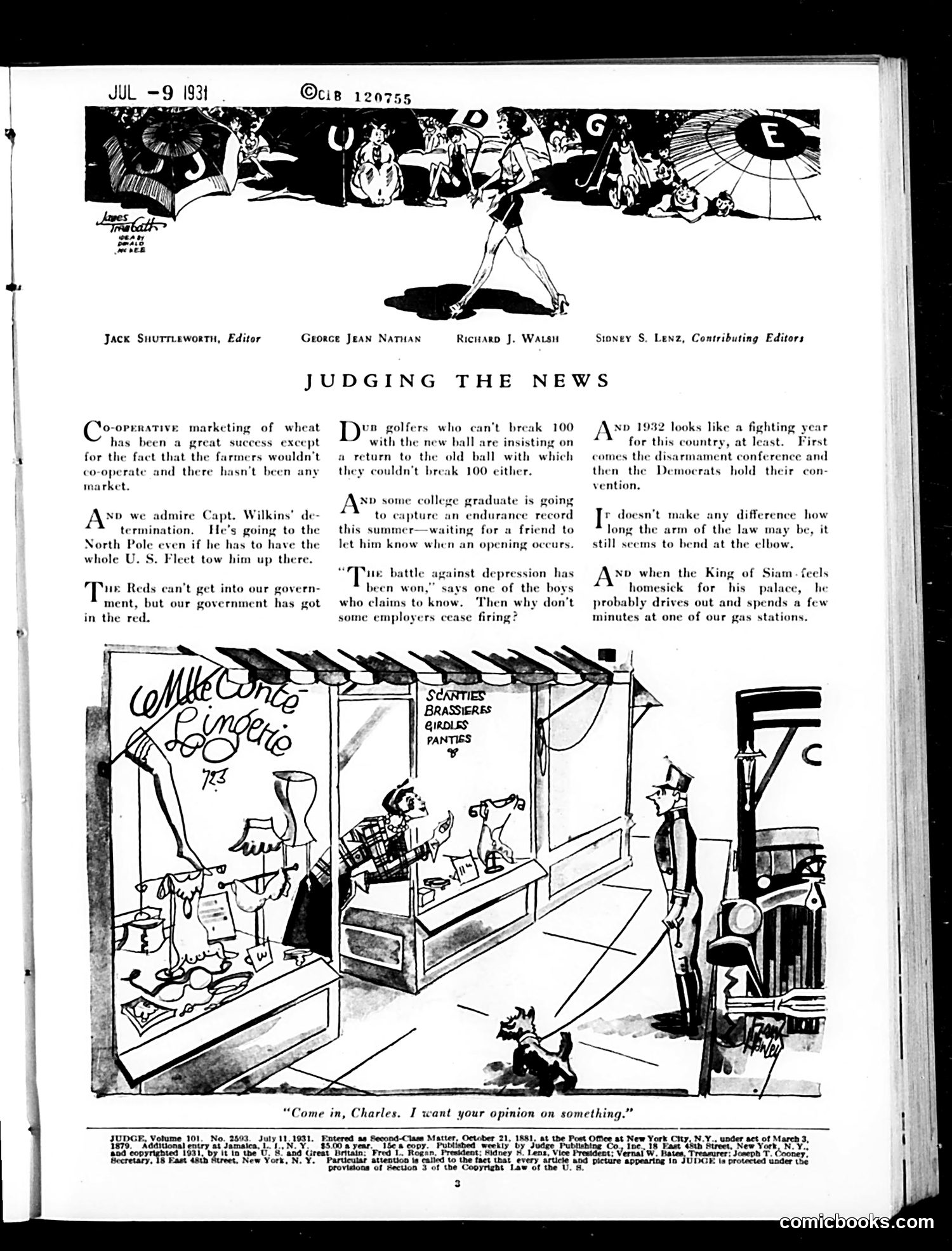 Judge — July 11, 1931 — page 5 of 36