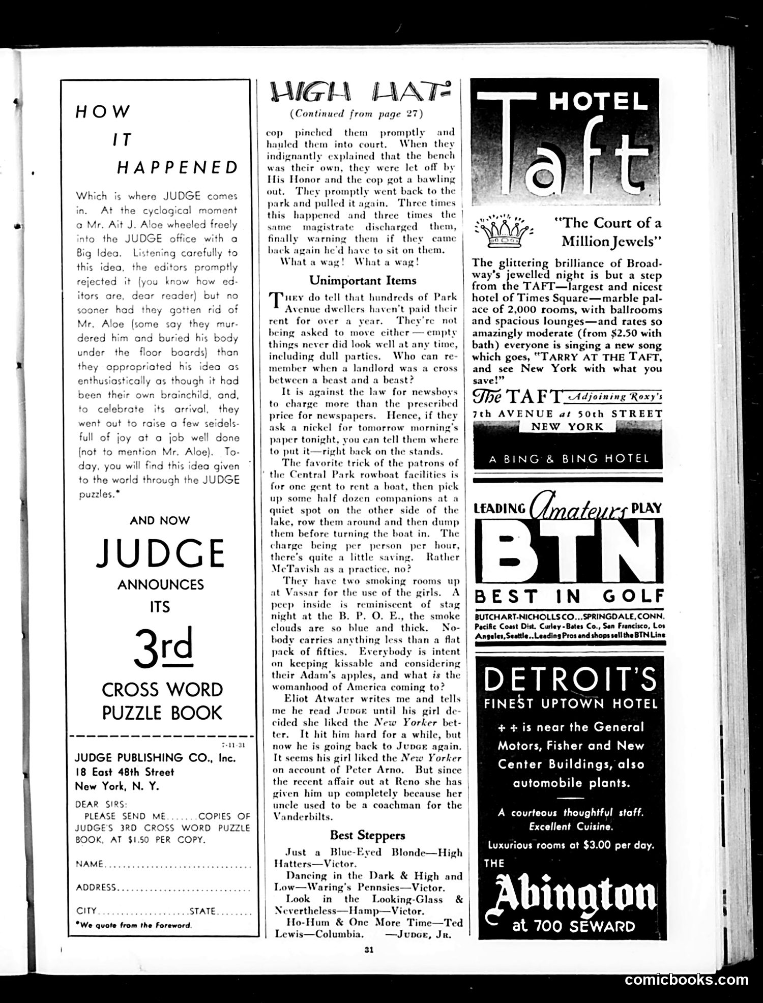 Judge — July 11, 1931 — page 33 of 36