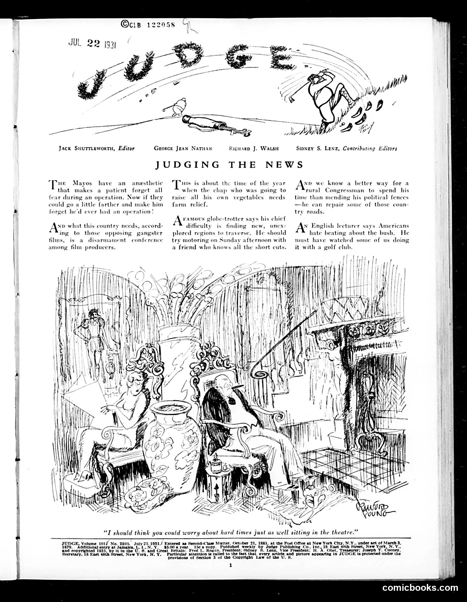 Judge — July 25, 1931 — page 3 of 36
