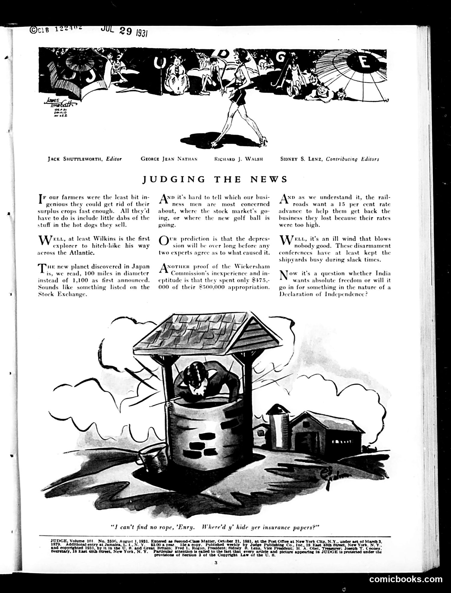 Judge — August 1, 1931 — page 5 of 36