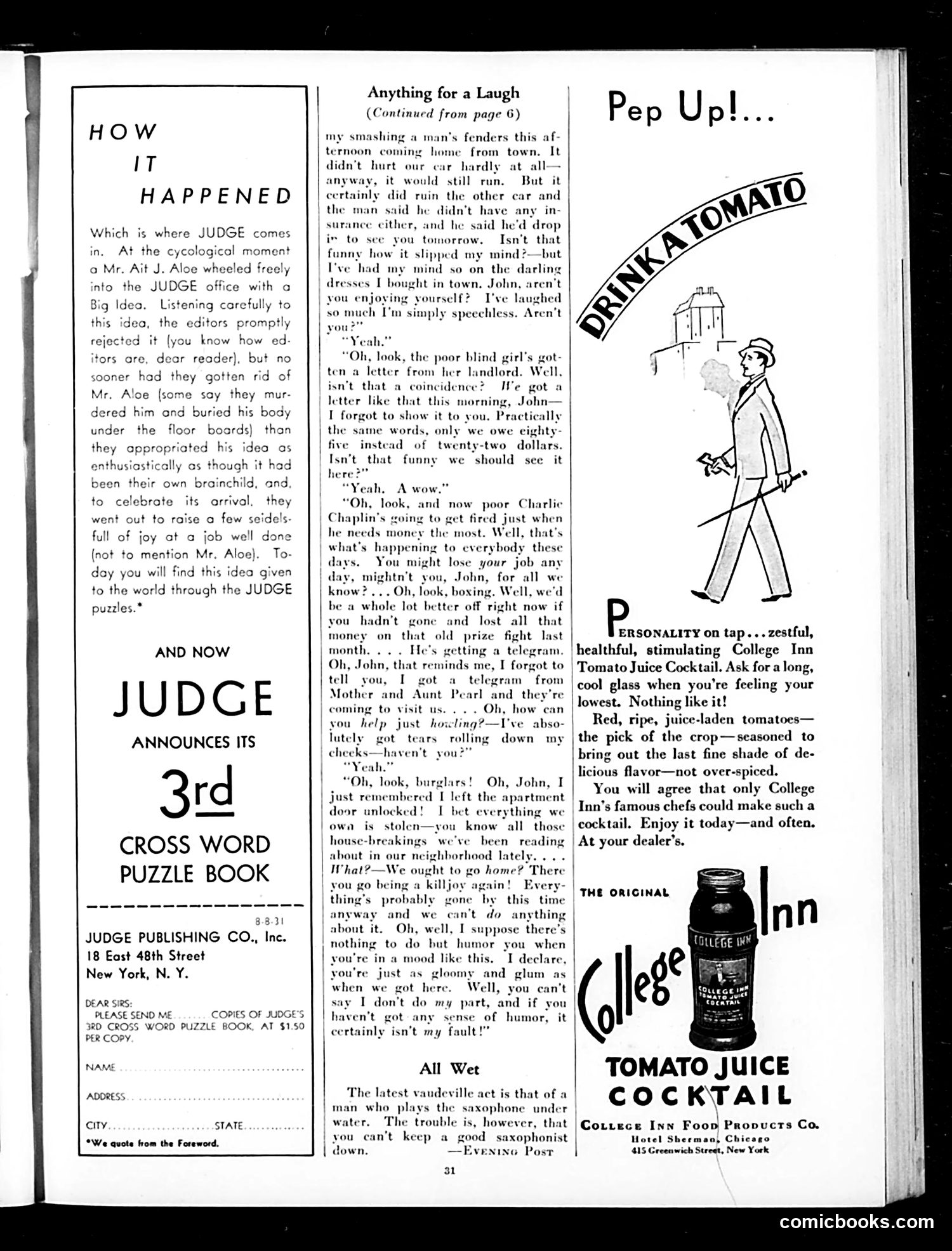 Judge — August 8, 1931 — page 33 of 36