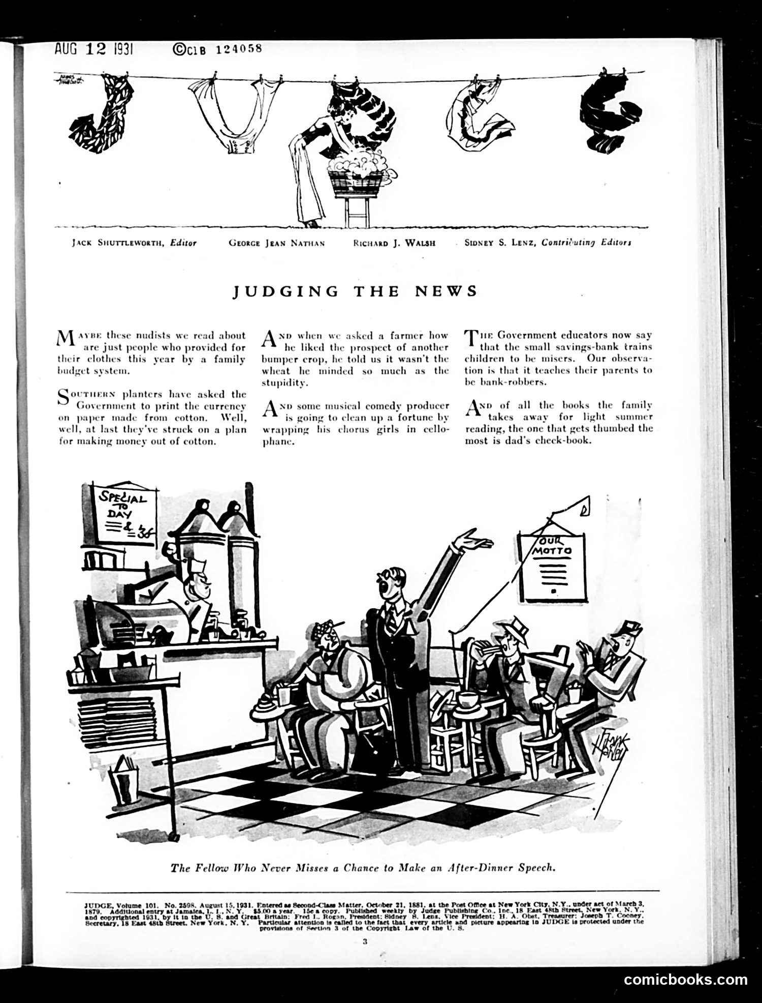 Judge — August 15, 1931 — page 5 of 36