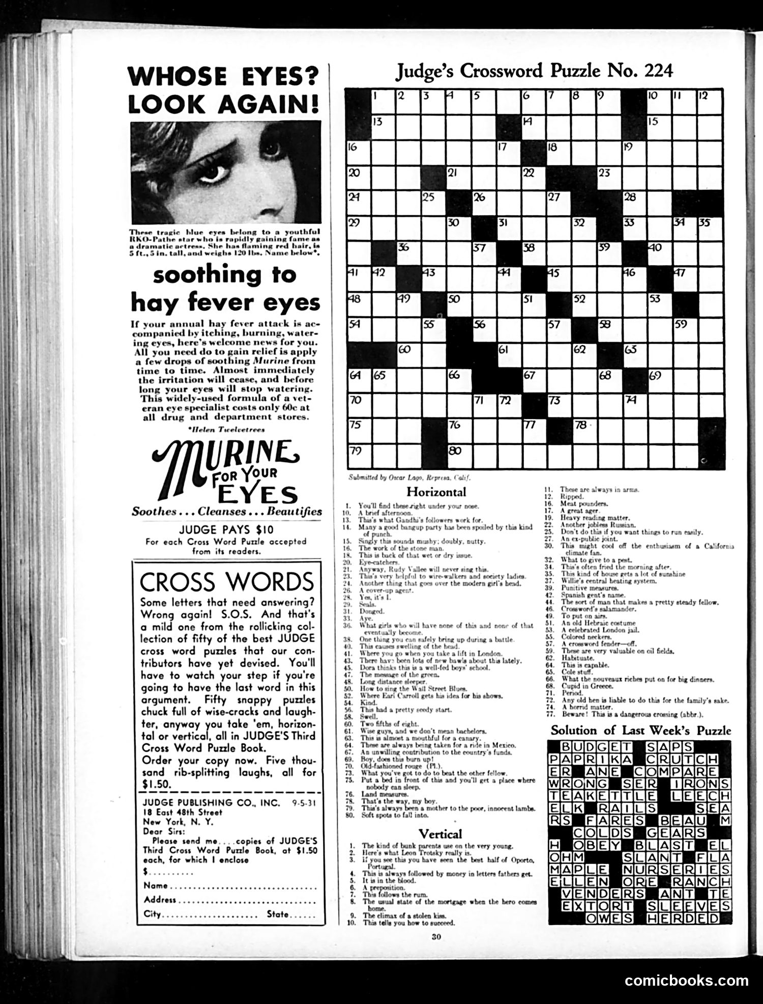 Judge — September 5, 1931 — page 32 of 36